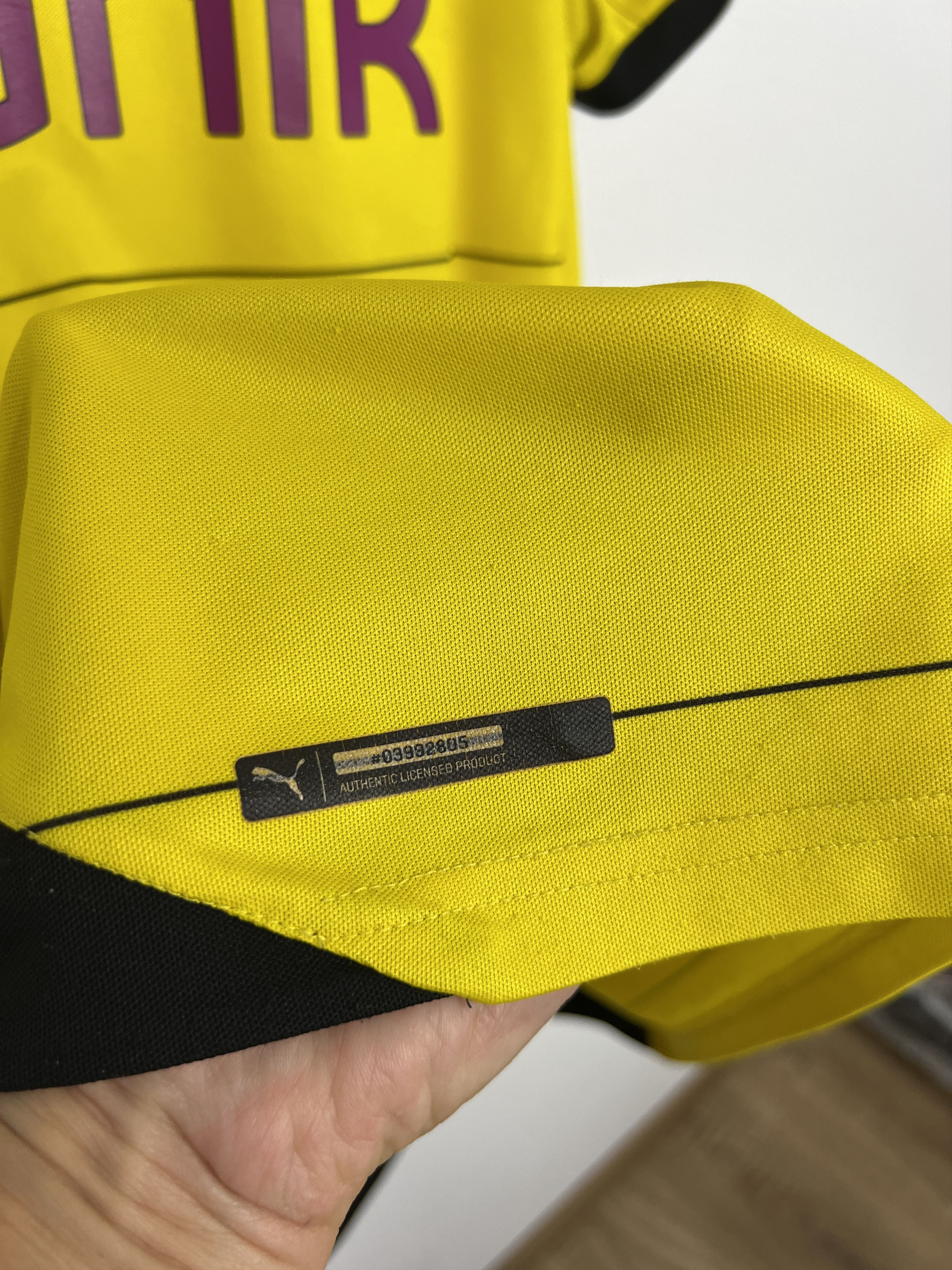 Puma Borussia Dortmund Home football shirt 2015 Soccer Puma Size US XL / EU 56 / 4 - 6 Thumbnail