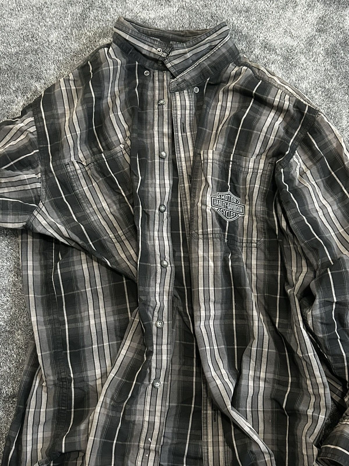 Harley Davidson Harley Davidson Black / Grey Flannel Size US XXL / EU 58 / 5 - 2 Thumbnail