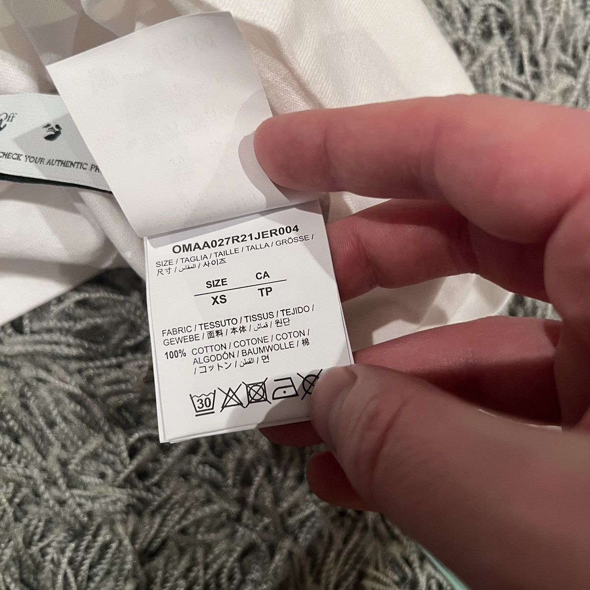 Off-White Off-White tee t-shirt XS bnwt white carravaggio mona Size US XS / EU 42 / 0 - 15 Thumbnail