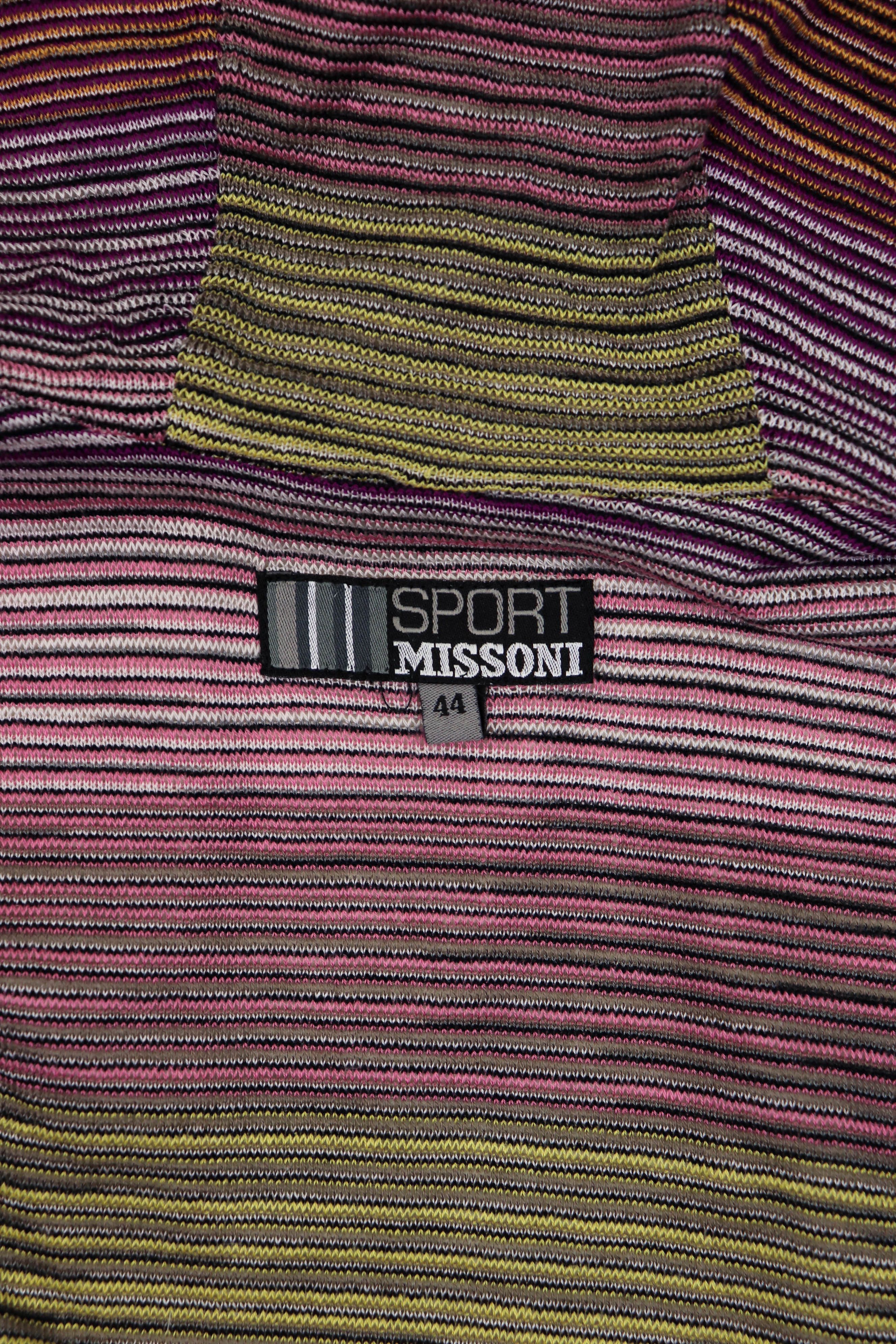 Missoni Missoni SPORT Vintage Cream White Hooded Belted Parka Jacket Size M / US 6-8 / IT 42-44 - 16 Thumbnail