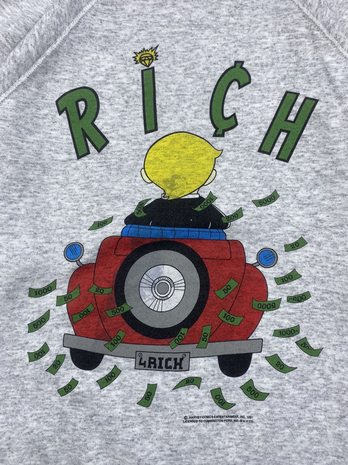 Vintage Harvey Comics RICHIE RICH sweatshirts Size US L / EU 52-54 / 3 - 7 Thumbnail