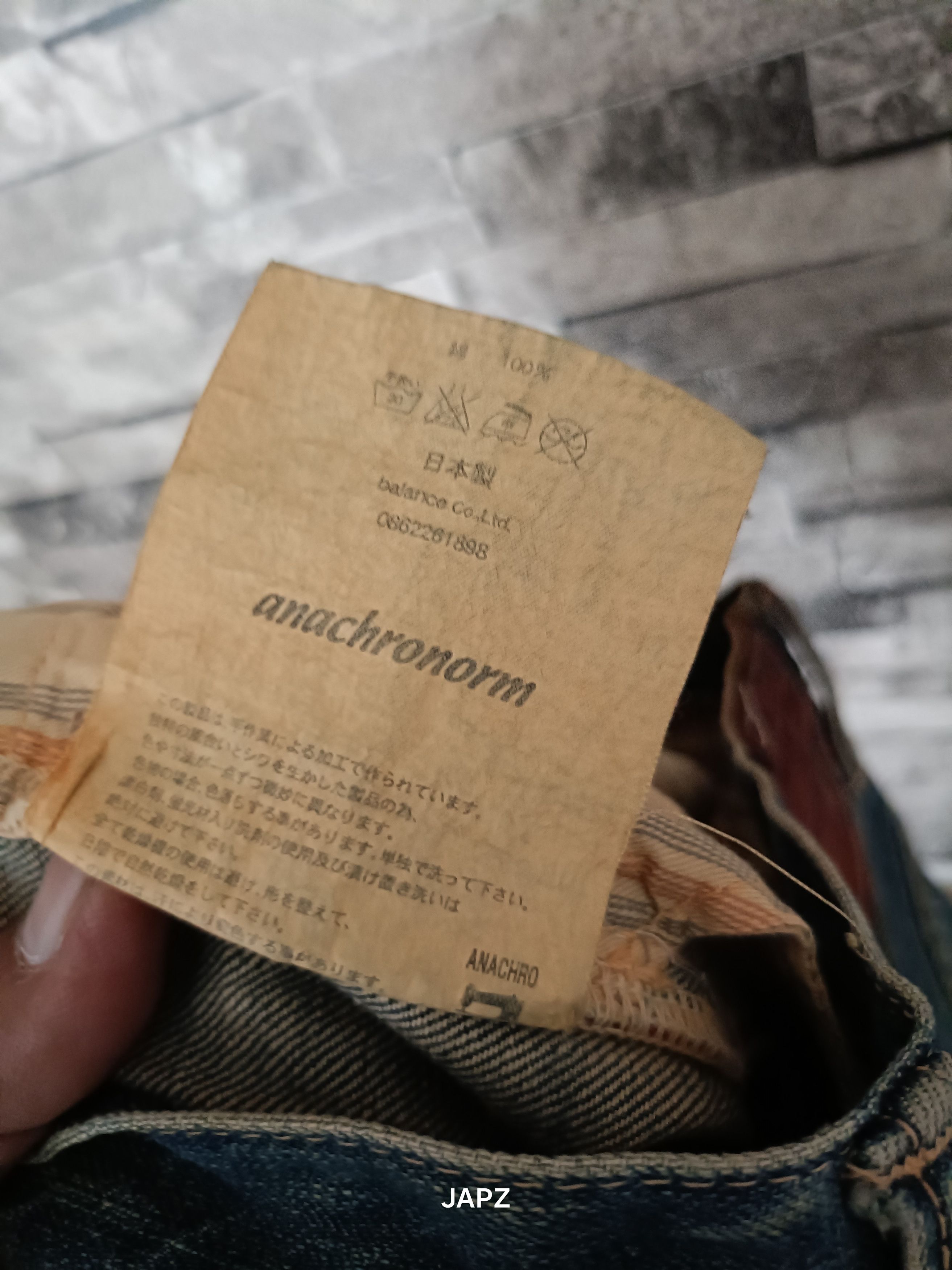 ANACHRONORM Anacrhonorm selvedge okayama denim Size US 30 / EU 46 - 12 Thumbnail