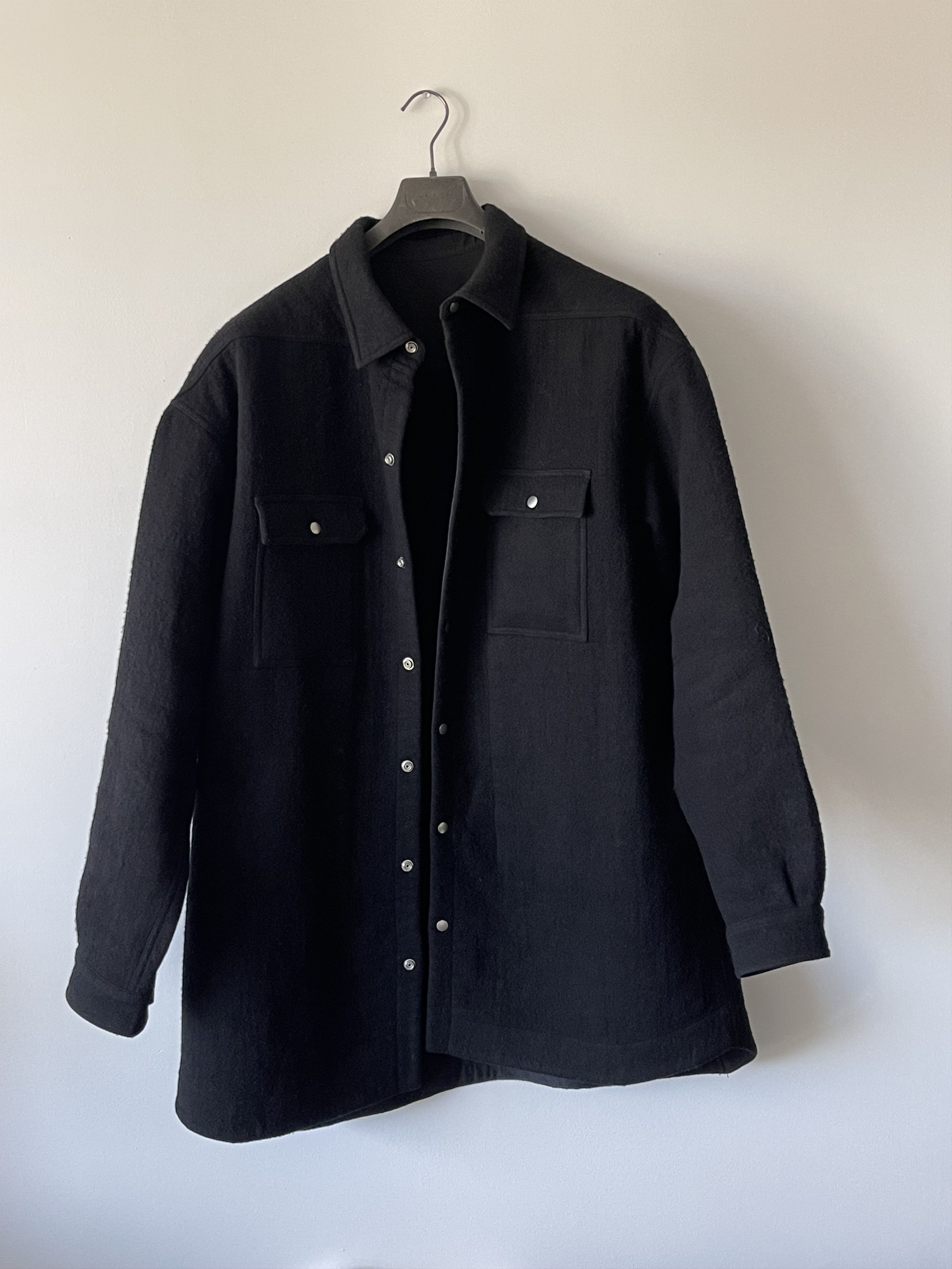 Moncler × Rick Owens Coyote GIUBBOTTO Rick Owens Black Moncler Edition Down Coyote Jacket Rick Owens