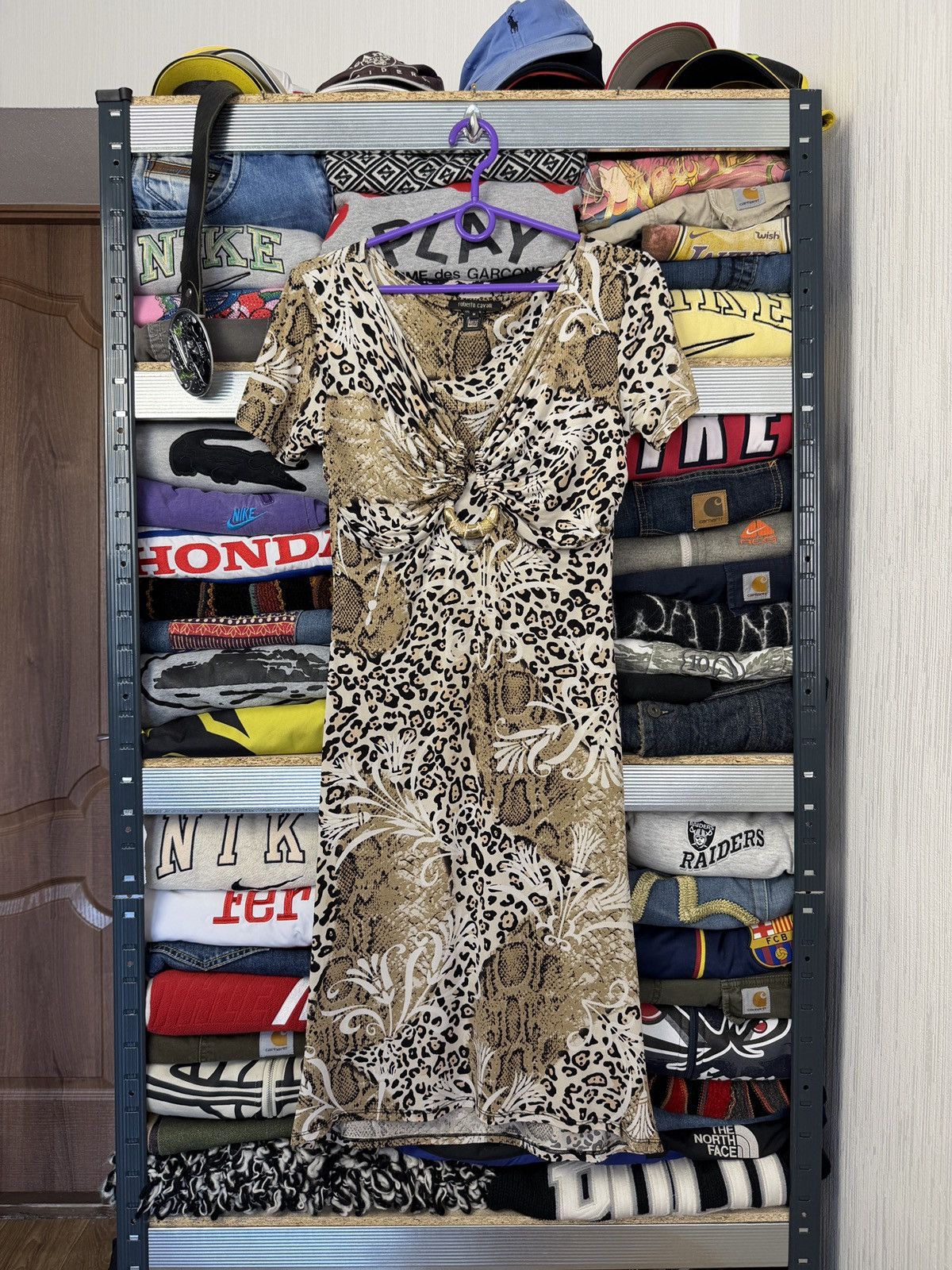 Roberto Cavalli Rare Roberto Cavalli Leopard Print Pattern Dress Size M / US 6-8 / IT 42-44 - 1 Thumbnail