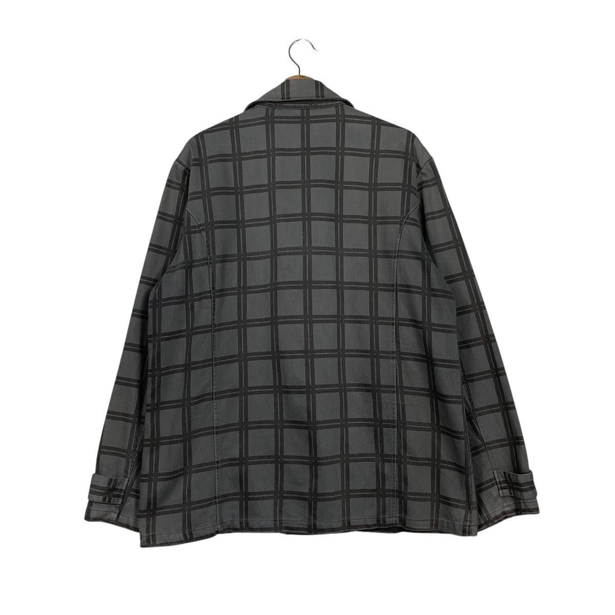 Japanese Brand Japanese Brand Checkered Double Breasted Jacket Size US L / EU 52-54 / 3 - 7 Thumbnail