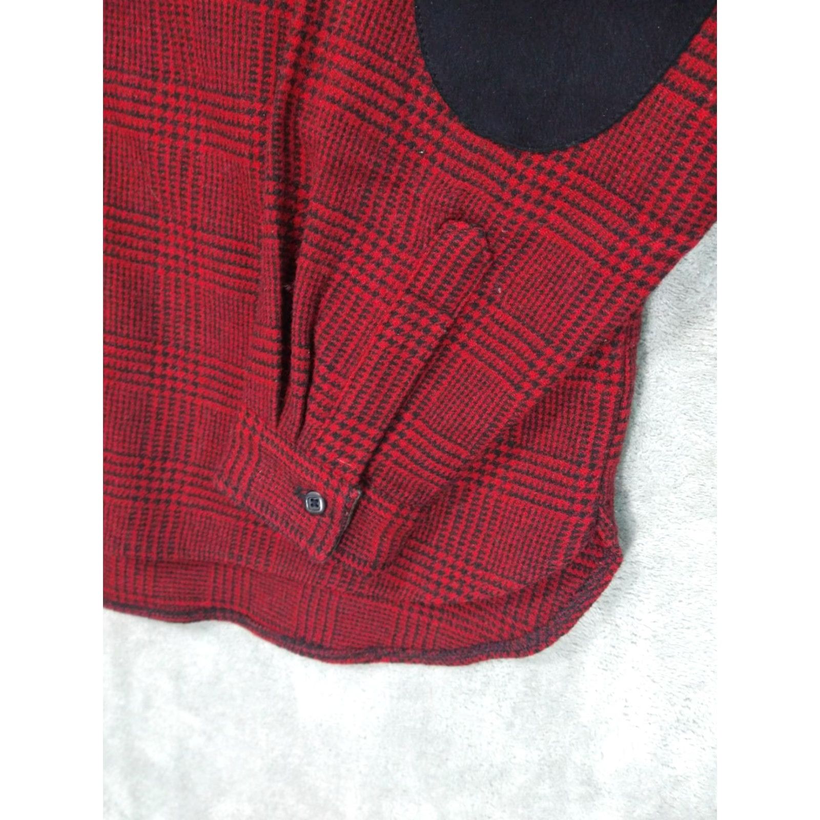 Vintage VINTAGE Woolrich Shirt Womens 16 Red Plaid Wool Long Sleeve Button Down USA Size XXL / US 16-18 / IT 52-54 - 3 Thumbnail