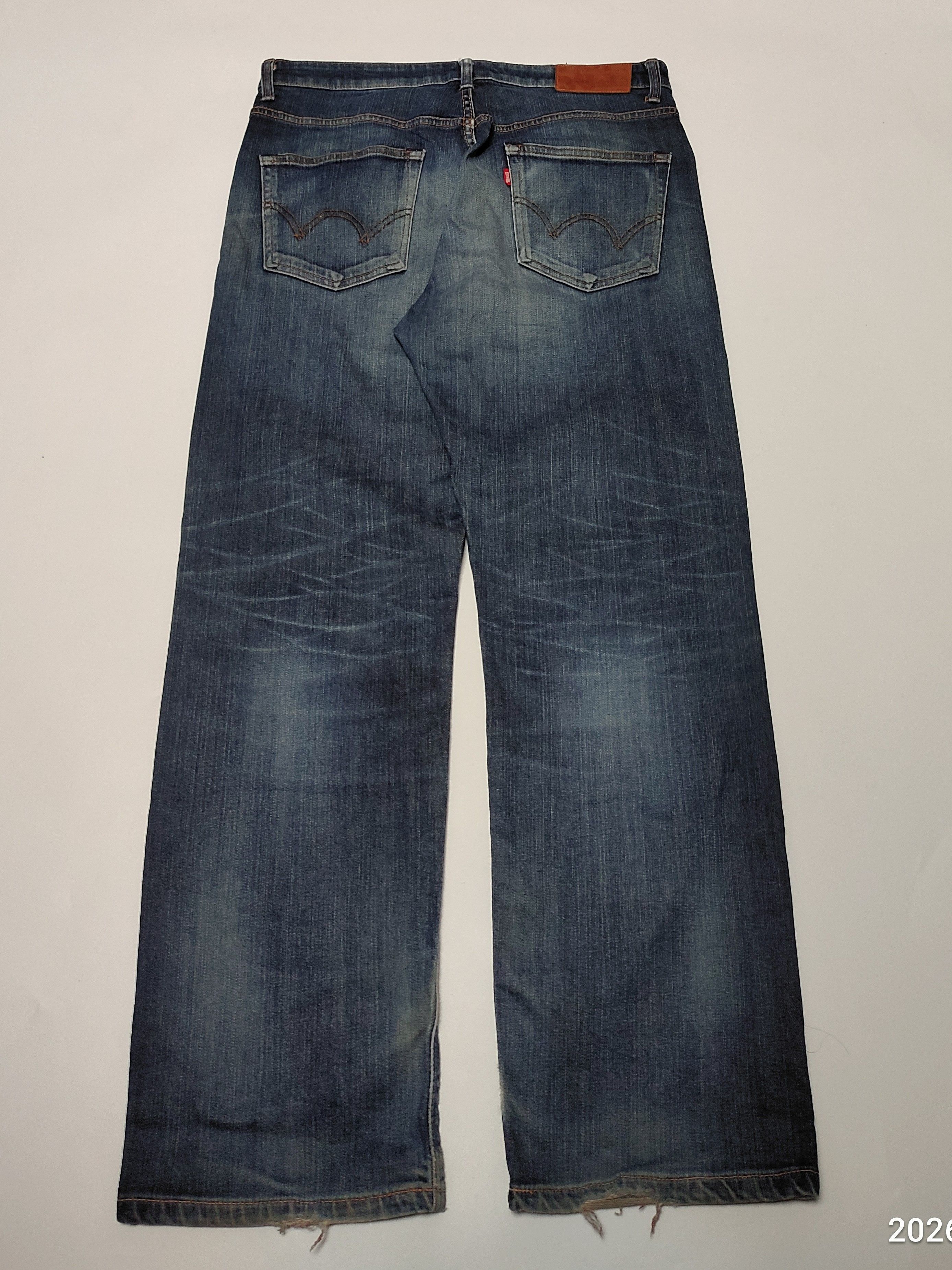Edwin 2000s Edwin 505Z Buckle Back Selvage Wash Denim ? | Grailed