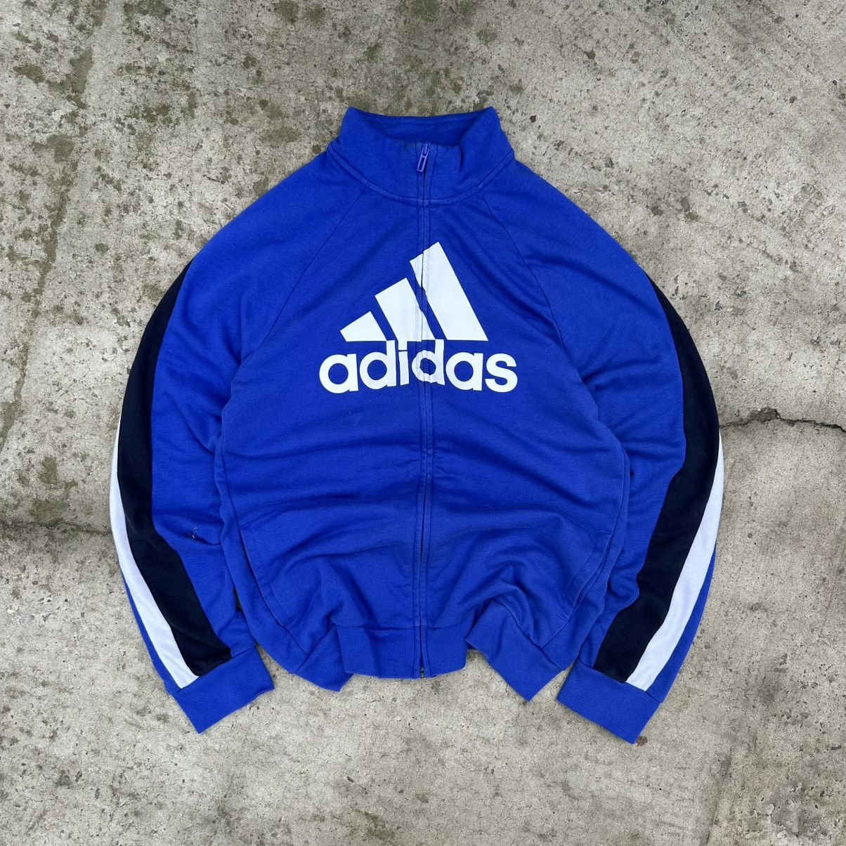 Adidas Vintage Adidas Kids Zip Sweater 15-16 Years Y2K 00s USA Size US XXS / EU 40 - 1 Thumbnail