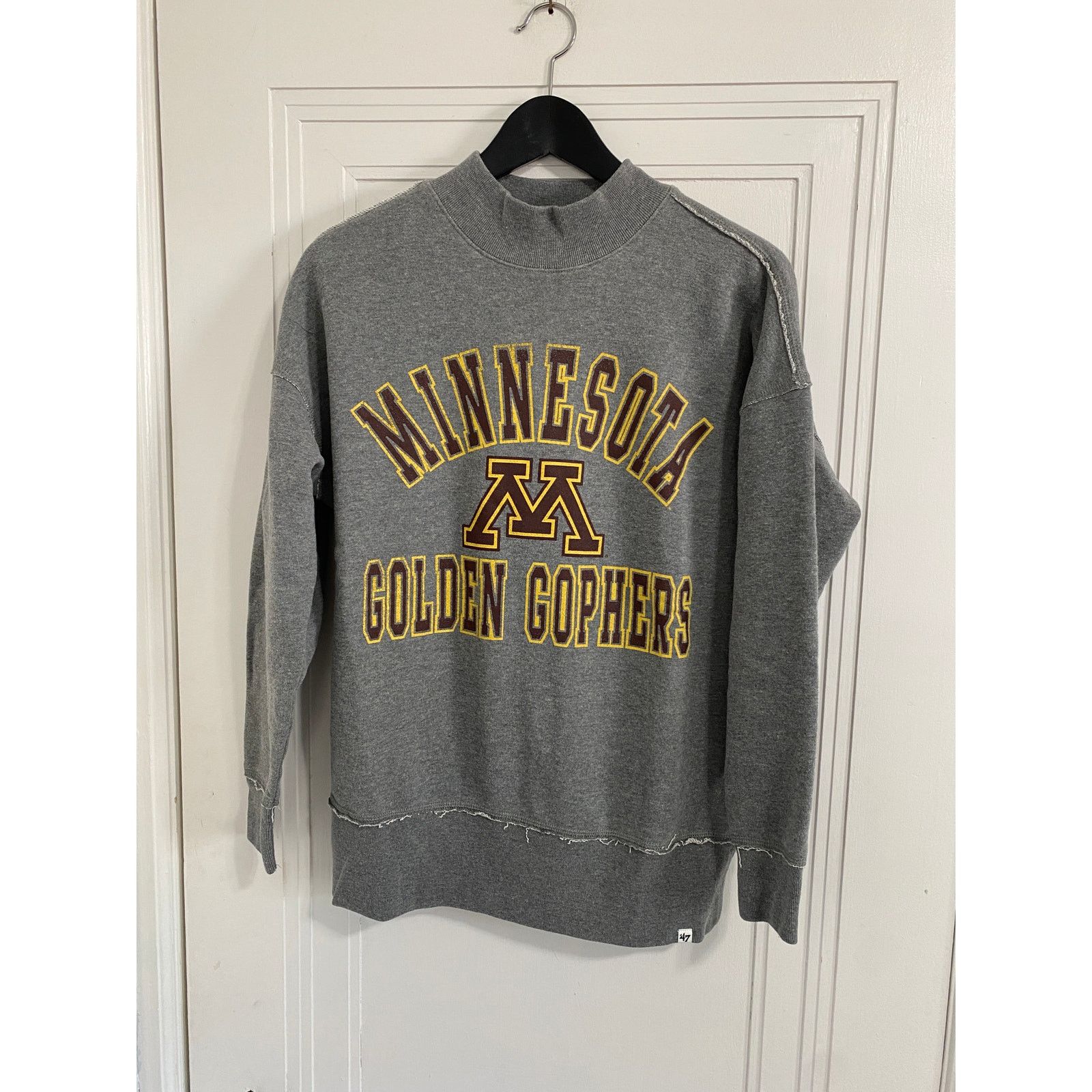 47 Brand Minnesota Gophers Gray Crewneck Sweatshirt Women's Small Size S / US 4 / IT 40 - 1 Thumbnail