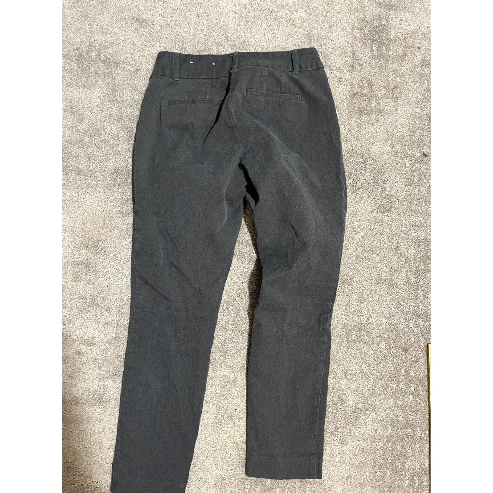 Loft VINTAGE Loft Outlet Gray Dress Pants Curvy Skinny Ankle Women’s Size 2 Rear Pockets Lounge? Size 26" / US 2 / IT 38 - 3 Thumbnail
