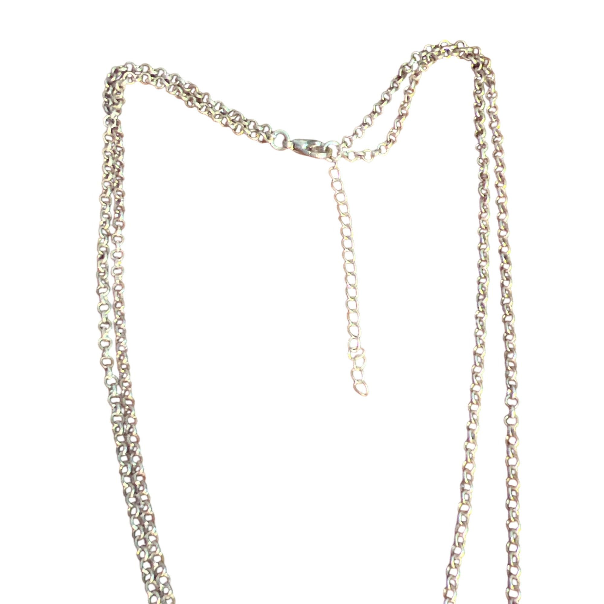 Other Yarnologist Gold Tone Necklace Disc Charms Rhinestone Accent Size ONE SIZE - 4 Thumbnail