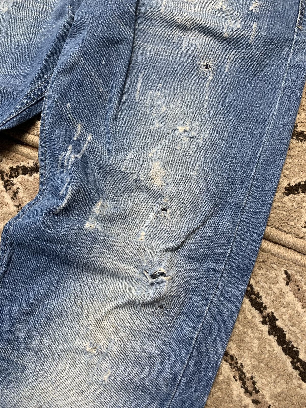 Diesel × Vintage Vintage Men's Diesel Distressed Denim Jeans Size US 36 / EU 52 - 16 Thumbnail