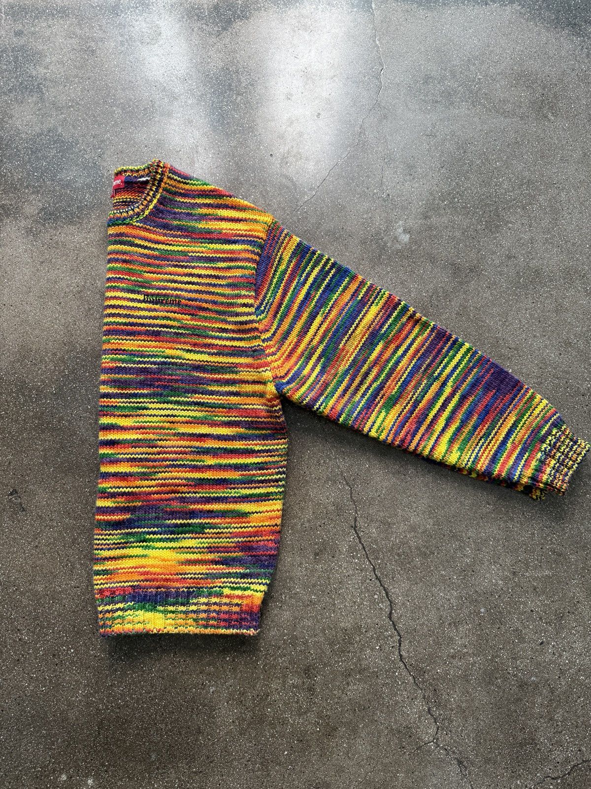 Supreme Supreme Static Sweater Multicolor Size US L / EU 52-54 / 3 - 5 Thumbnail
