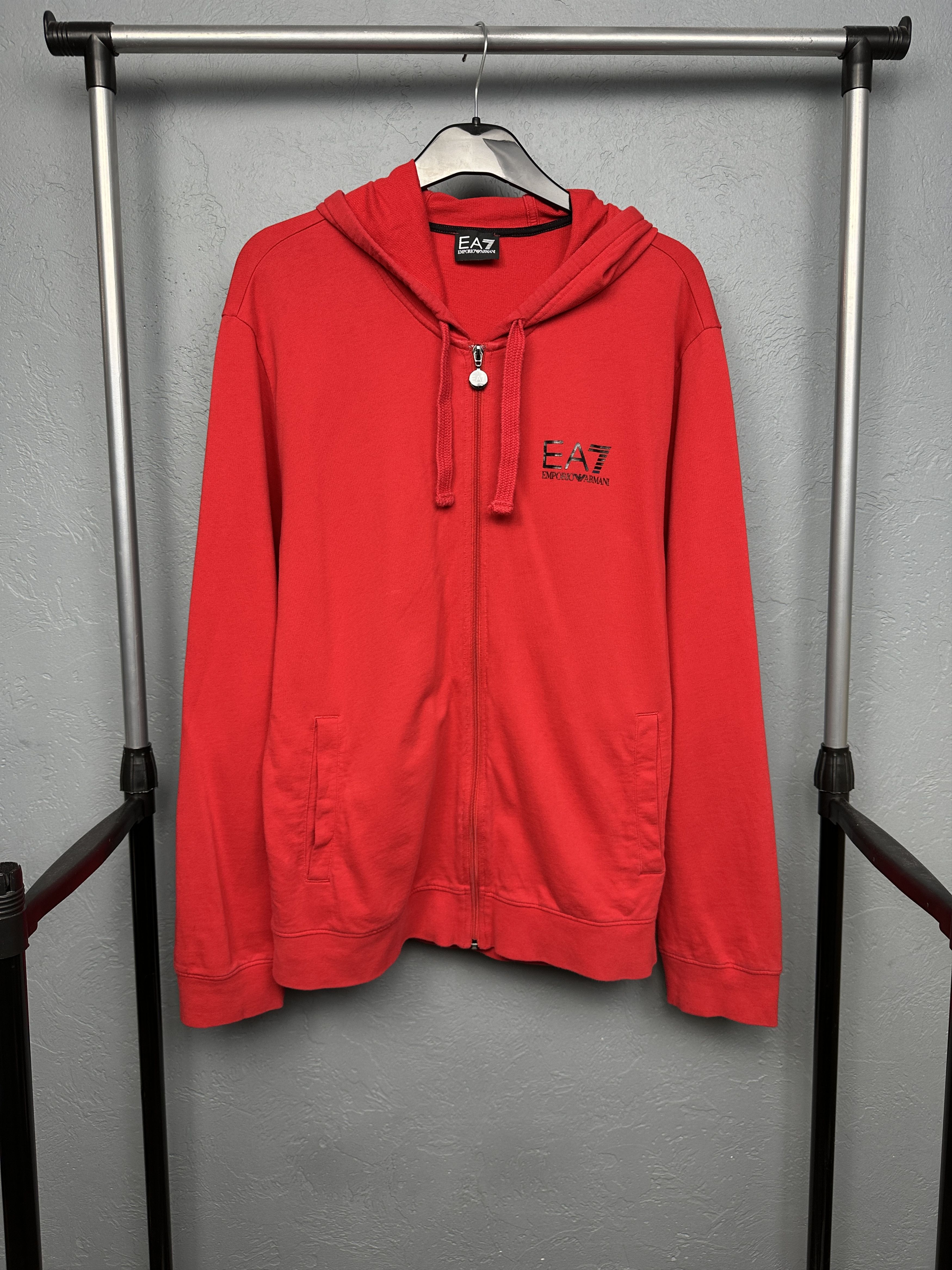 Emporio Armani Emporio Armani Mens Full Zip Hoodie Size US XXL / EU 58 / 5 - 1 Thumbnail