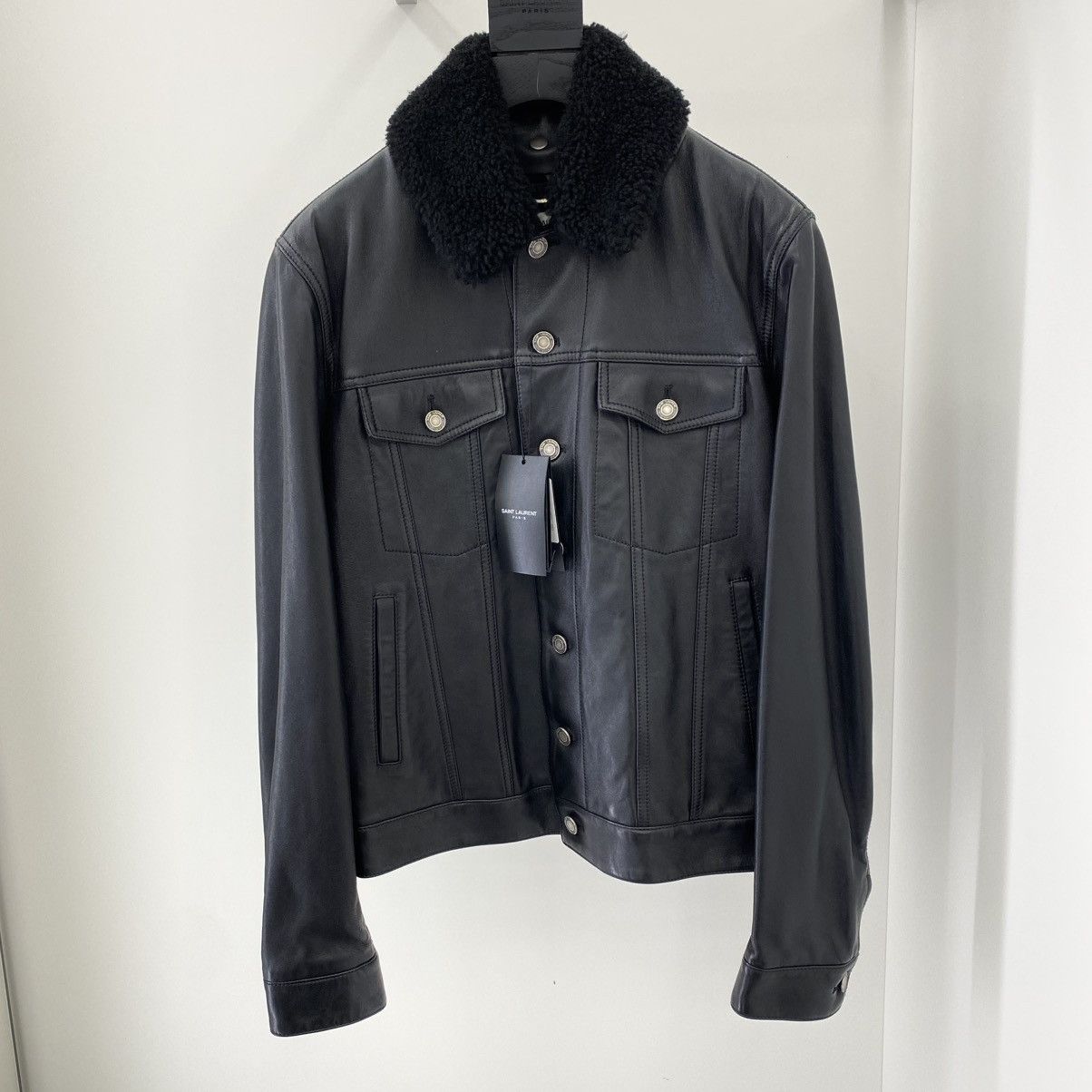 Saint Laurent Paris Saint Laurent Teddy Western Leather Jacket in 