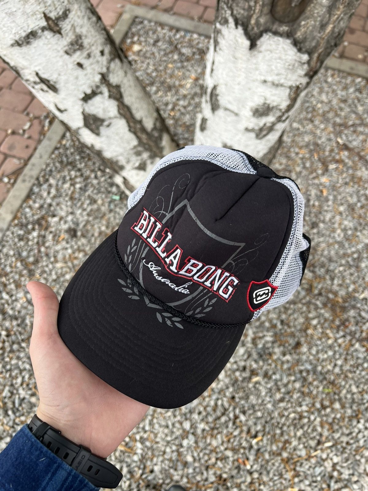 Billabong × Vintage VERY RARE BILLABONG TRUCKER SURF CAP DESIGNER RETRO Y2K 90s Size ONE SIZE - 1 Thumbnail