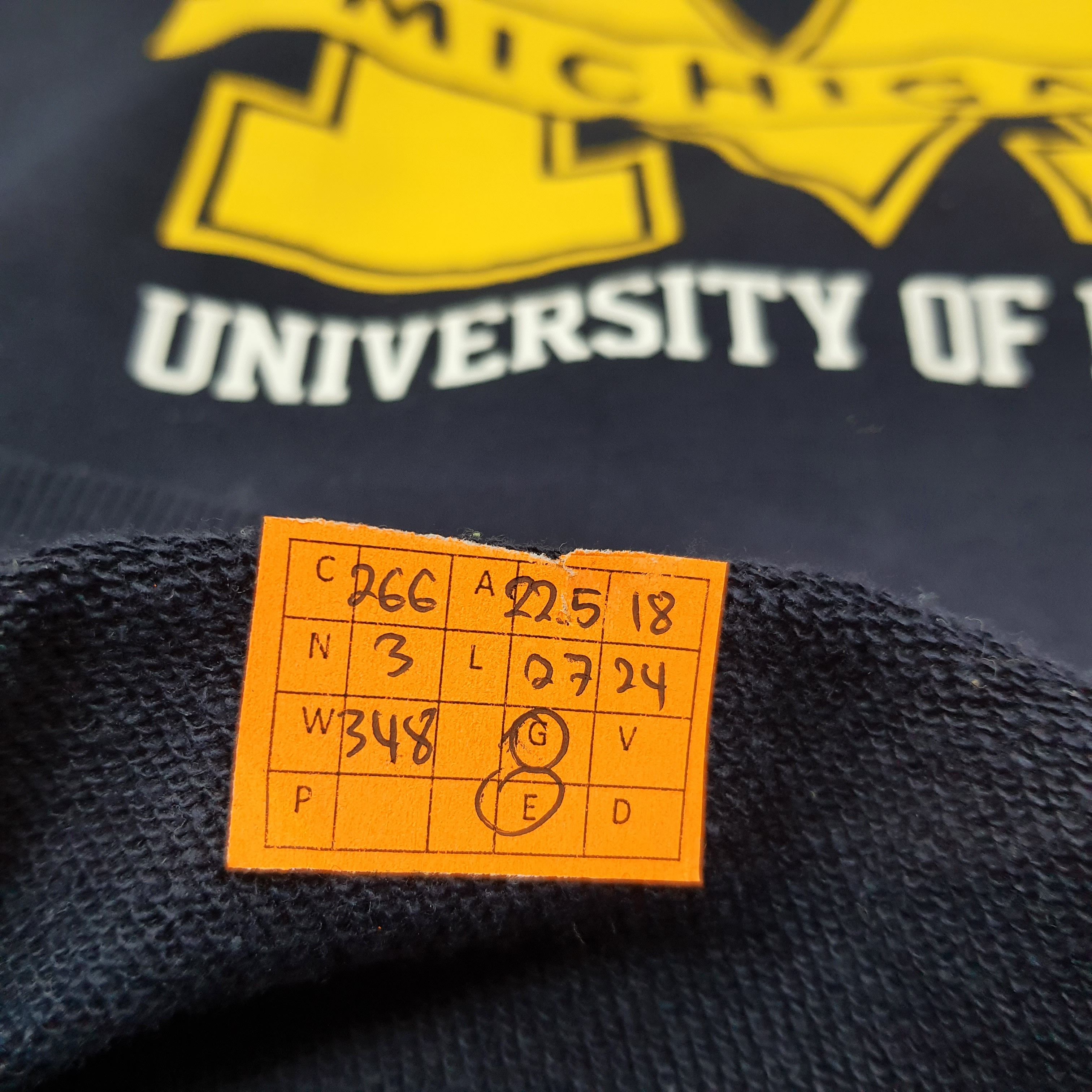 Vintage Vintage Michigan University Sweatshirt C266N3 Size US M / EU 48-50 / 2 - 7 Thumbnail