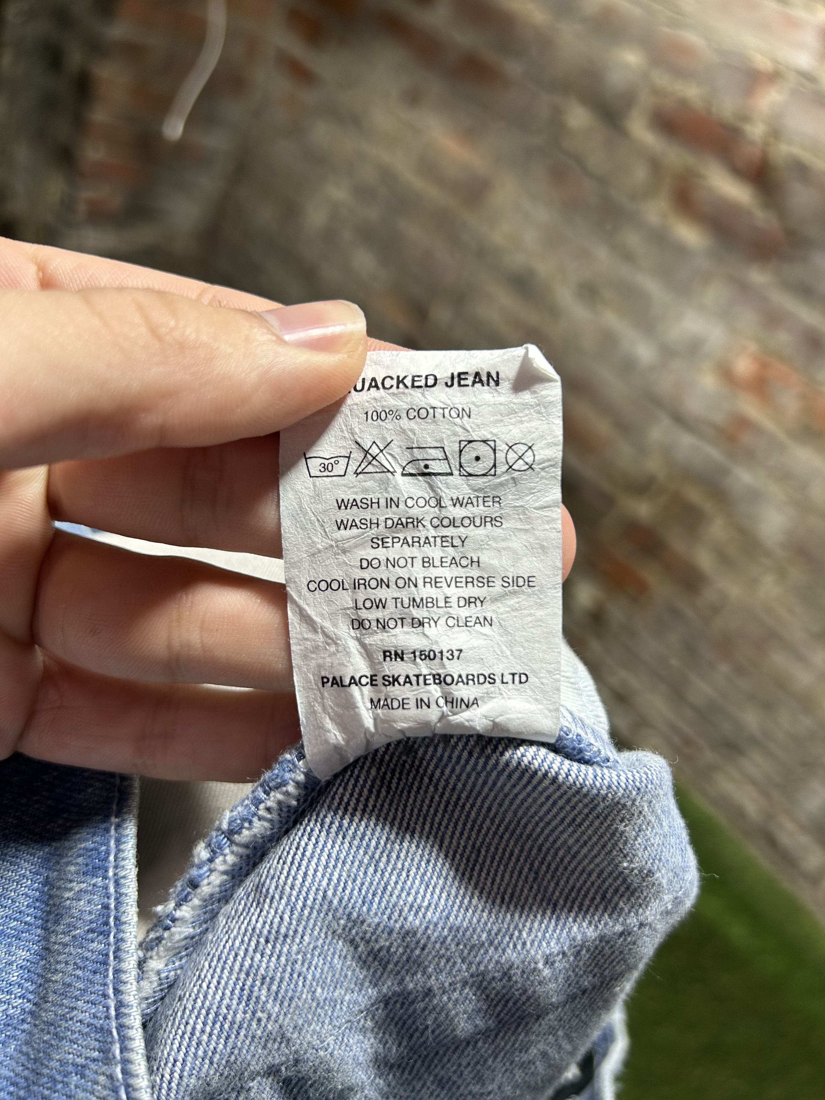 Palace Palace Quack Double Knee Baggy Denim Size US 30 / EU 46 - 6 Thumbnail