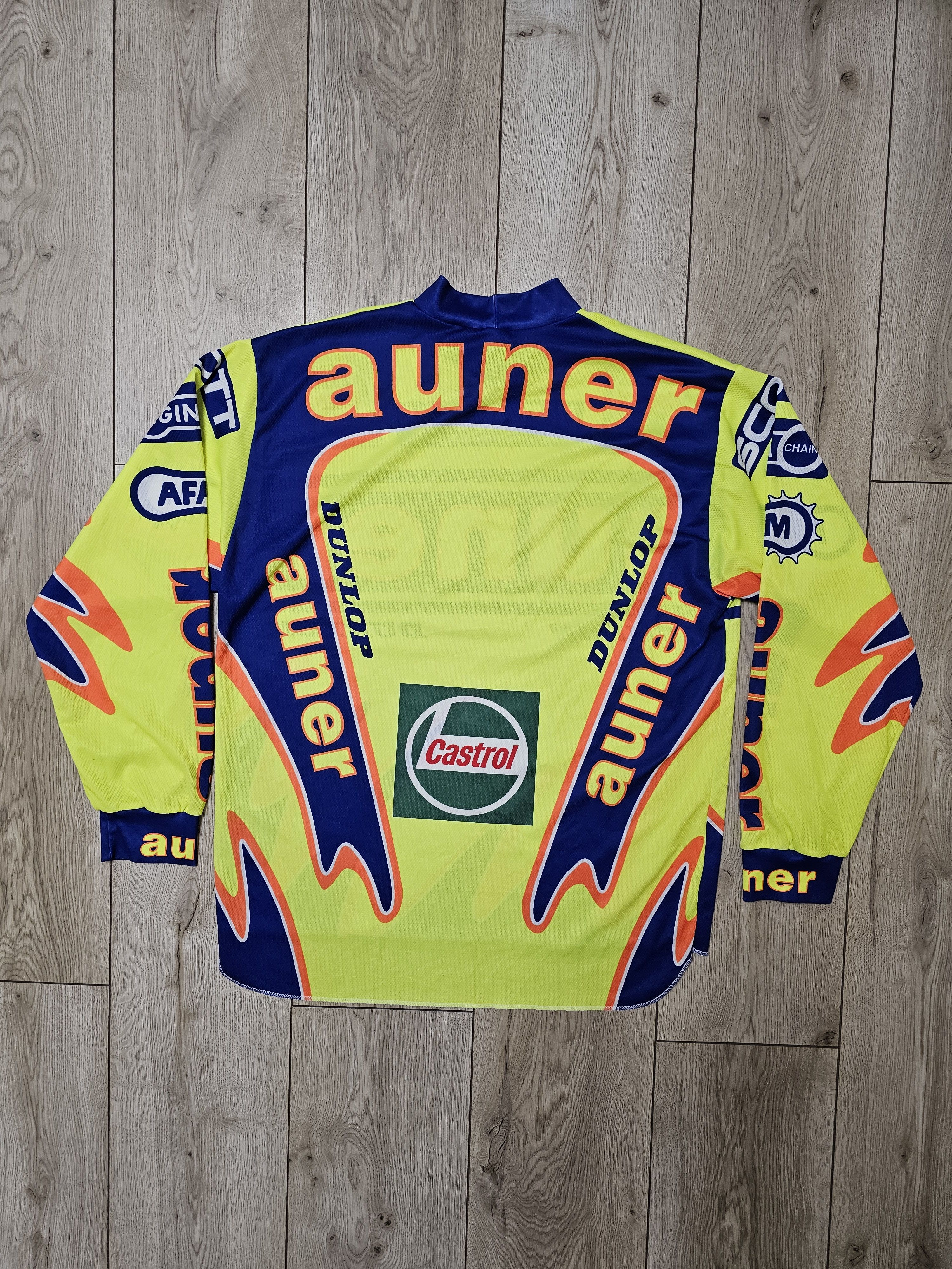 Vintage DUNLOP RACING VINTAGE SHIRT LONG JERSEY CASTROL RACING Size US M / EU 48-50 / 2 - 2 Thumbnail