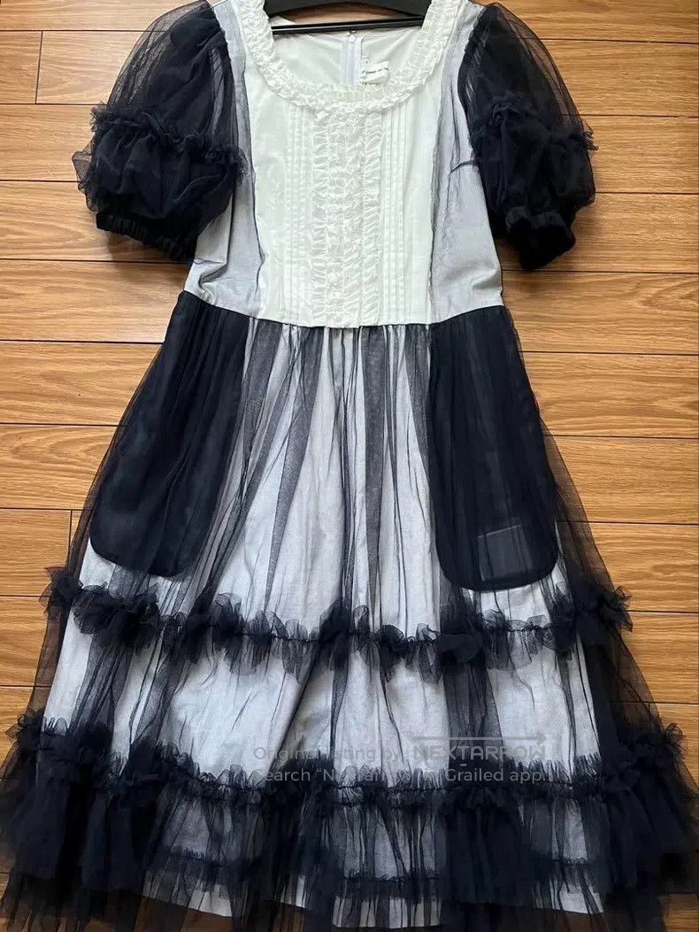 Comme des Garcons Comme Des Garcons White vintage lace design dress Size S / US 4 / IT 40 - 2 Thumbnail