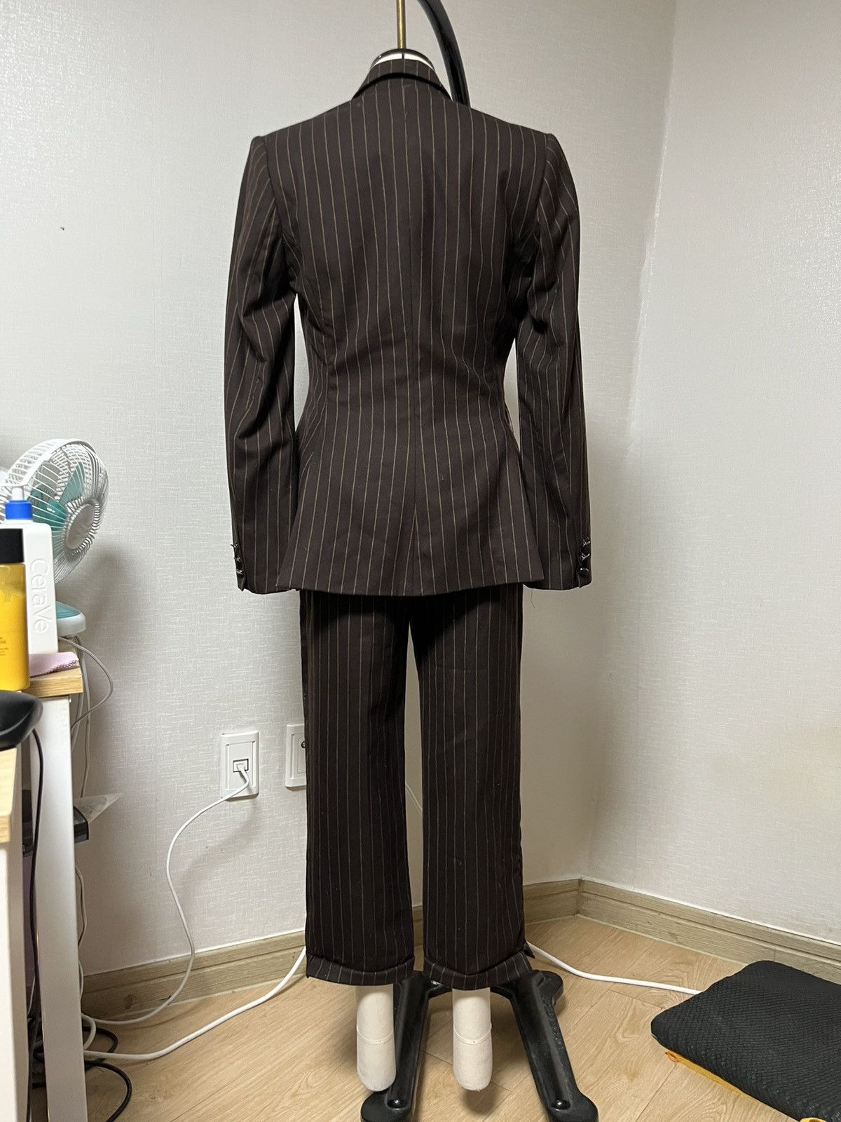 Vivienne Westwood 10 Vivienne Westwood vintage hourglass pinstripe pants Size 28" / US 6 / IT 42 - 12 Thumbnail