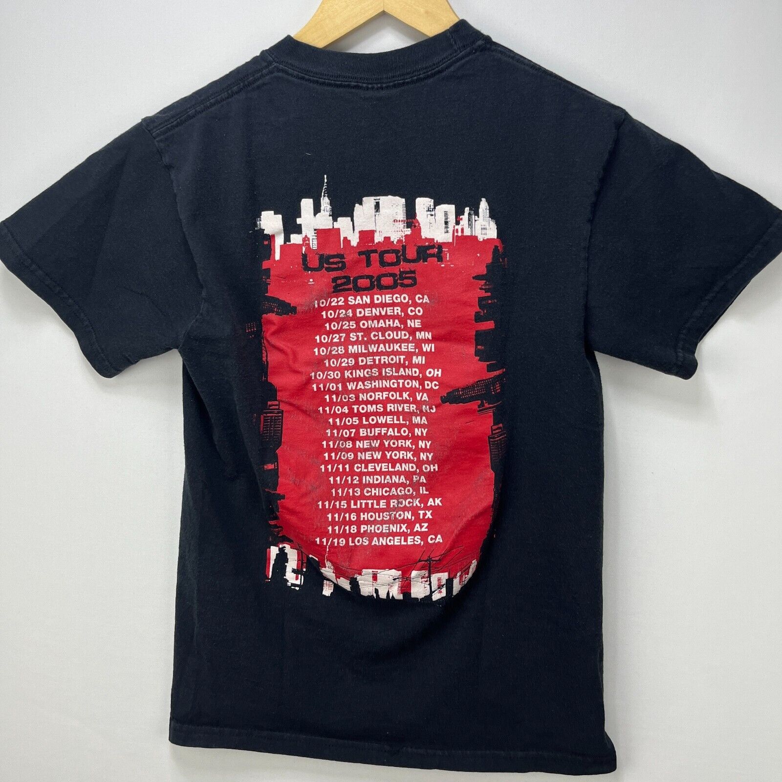 Vintage Vintage Y2K Simple Plan Band US Tour T-Shirt Small Emo Punk Size US S / EU 44-46 / 1 - 5 Thumbnail