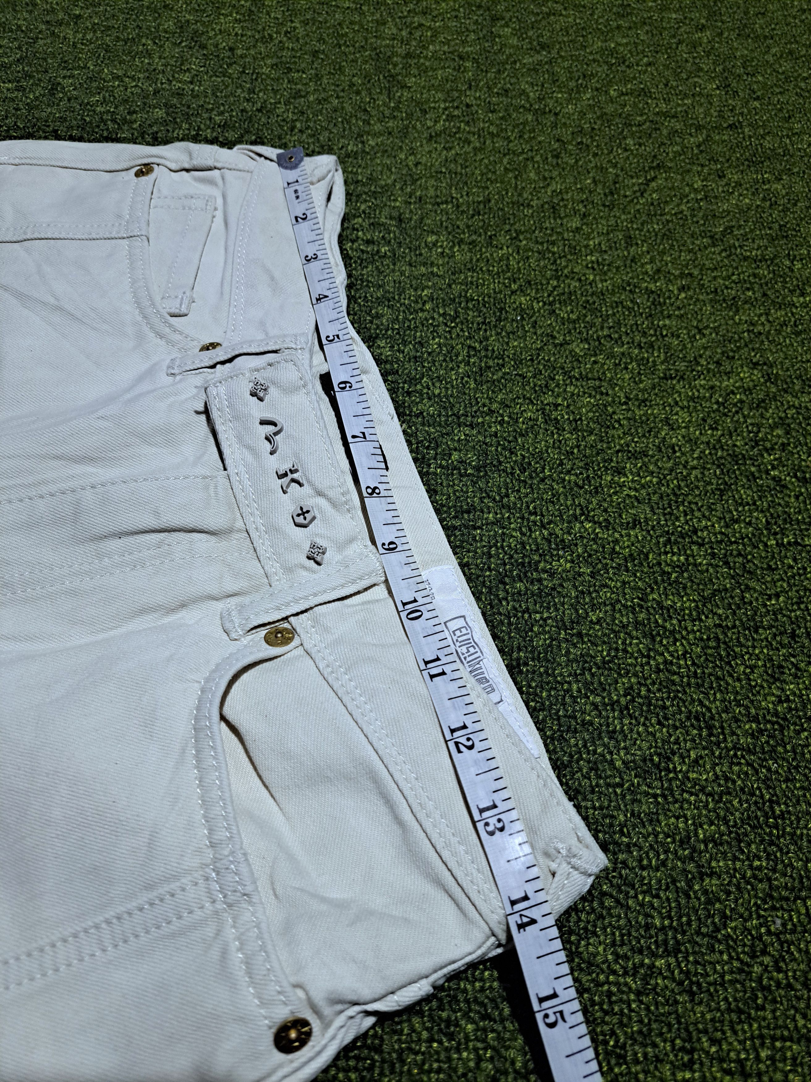 Evisu EVISU KURO Embossed Logo Cropped Jeans Women Sz 26 Size 26" / US 2 / IT 38 - 17 Thumbnail