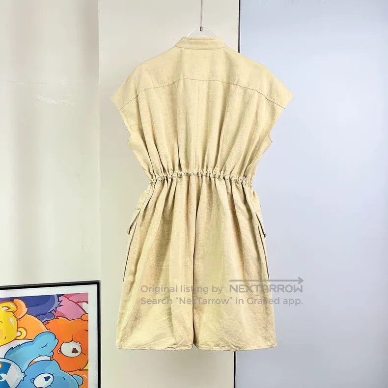 Hermes Hermes Beige cotton jumpsuit Size 24" / US 00 / IT 34 - 2 Thumbnail