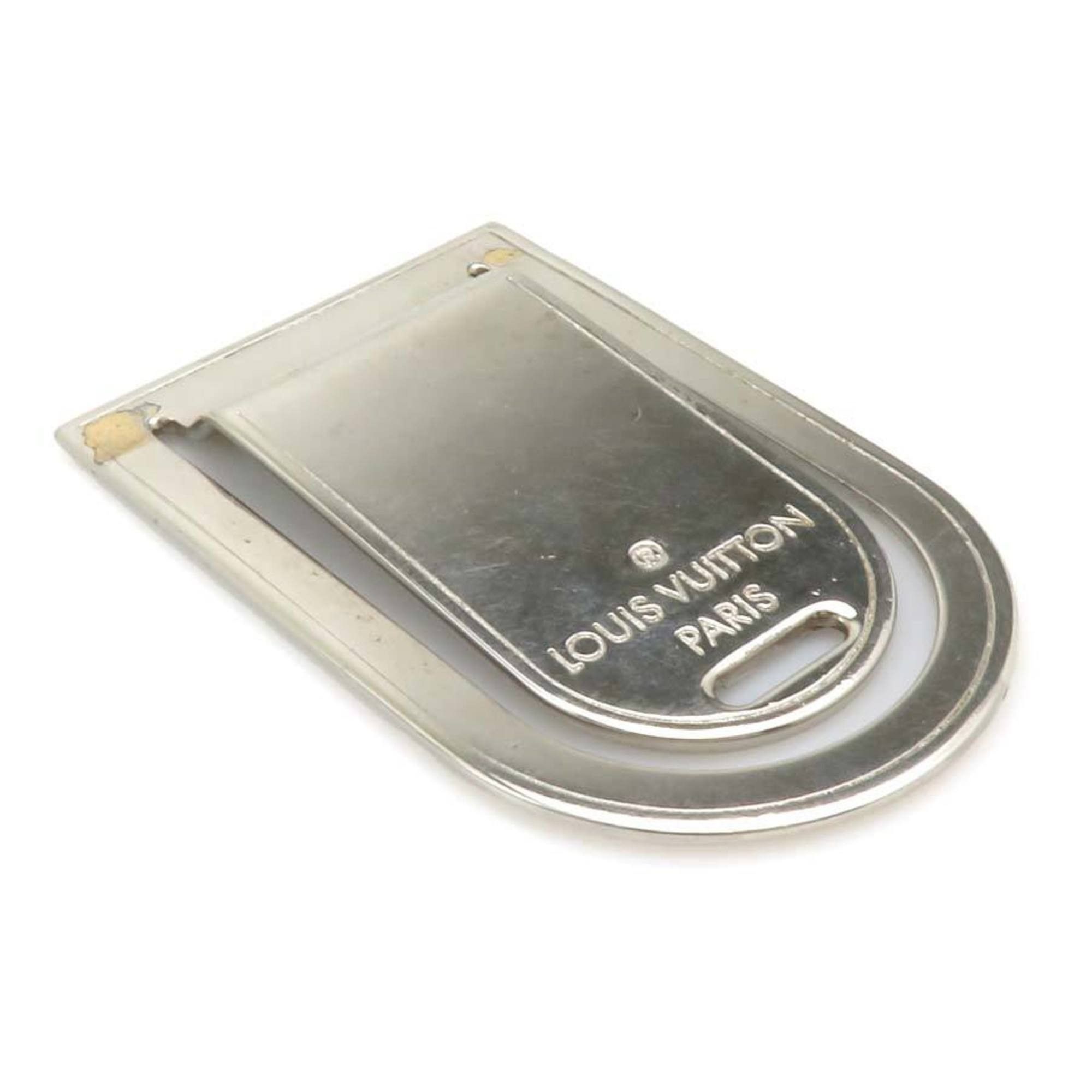 Louis Vuitton Louis Vuitton Money Clip Wallet, Porte-Adresse, Metal, Silver, Men's/Women's, M64691, H31375 Size ONE SIZE - 1 Thumbnail