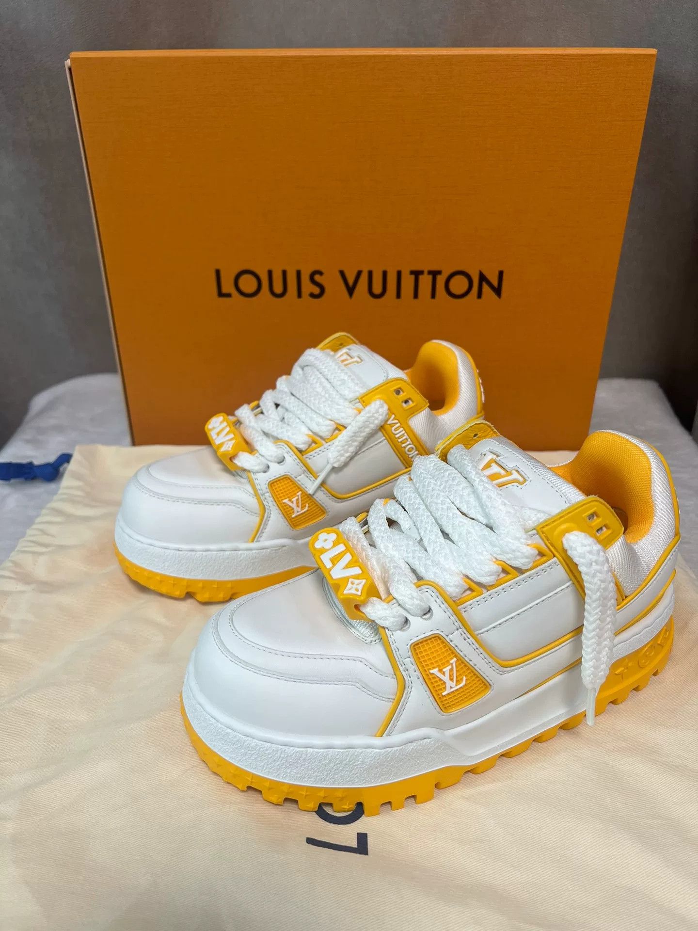 Louis Vuitton LV Trainer Maxi Limited Colorway Size US 4.5 / IT 34.5 - 1 Thumbnail