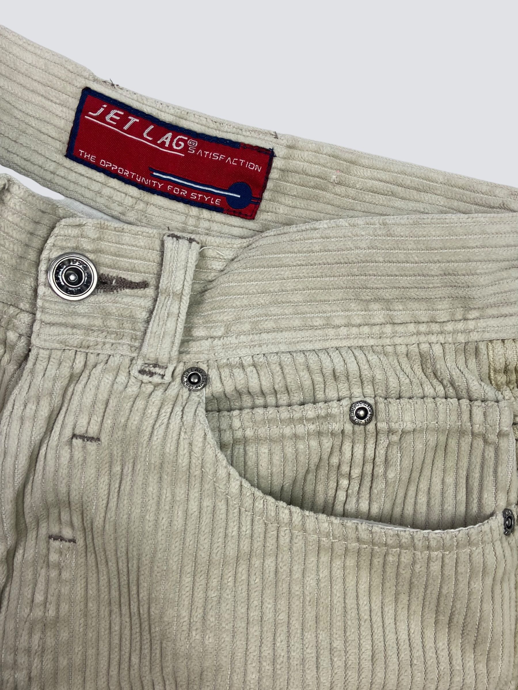 Jet Lag JETLAG CORDUROY BERMUDA BAGGY DOUBLE KNEE SHORTS 90s № 3008 Size US 30 / EU 46 - 10 Thumbnail