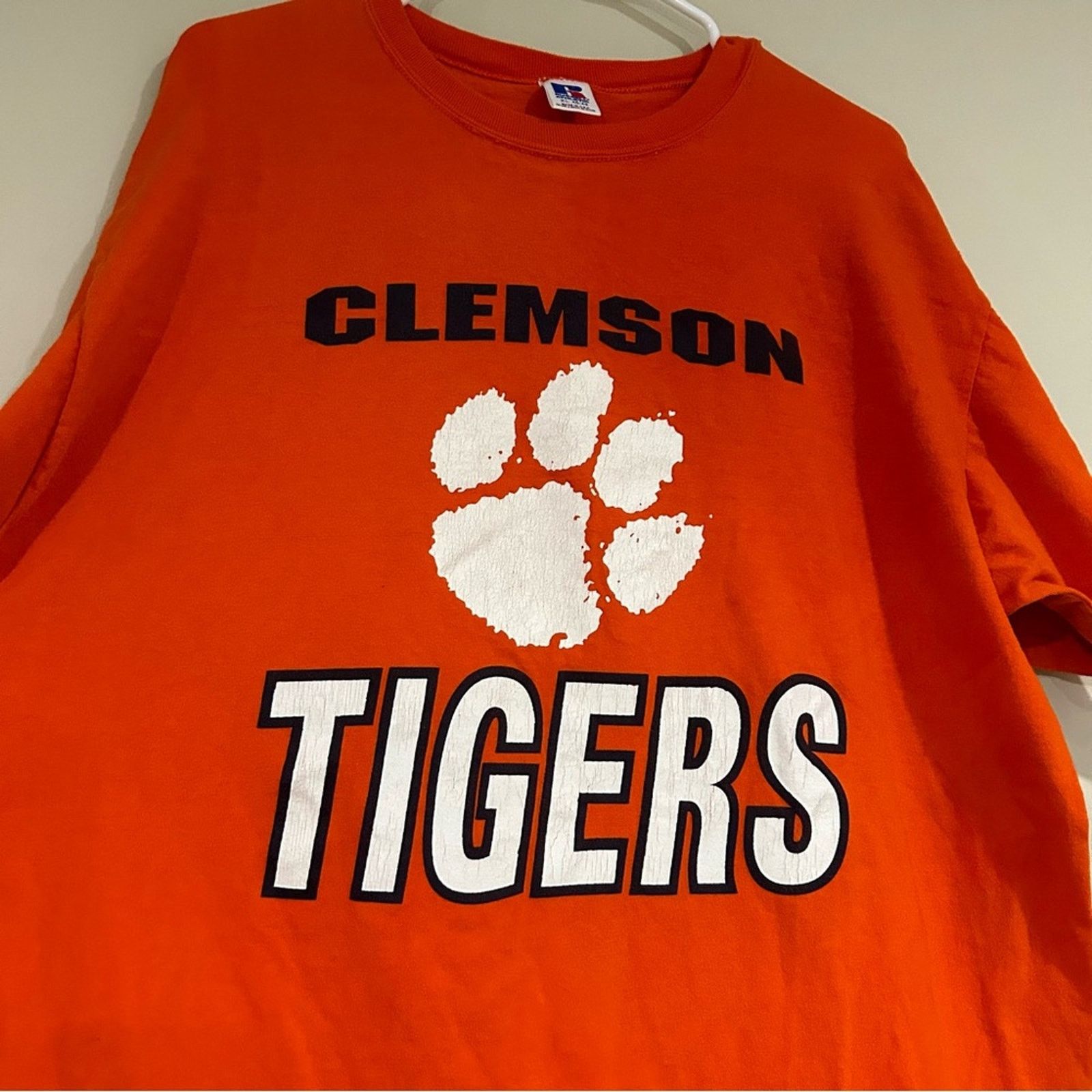 Russell Athletic Vintage Clemson Tigers Shirt Size US XL / EU 56 / 4 - 2 Thumbnail