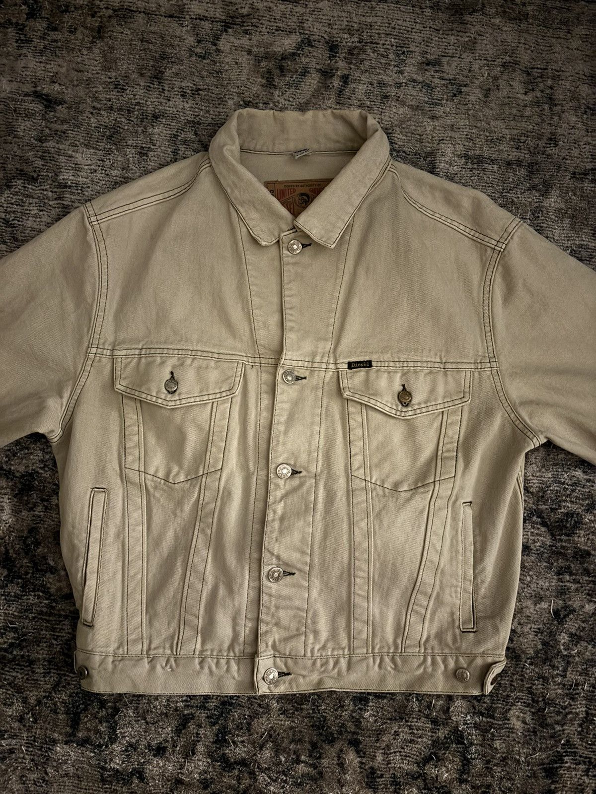 Diesel Vintage Diesel Denim Jacket Size US L / EU 52-54 / 3 - 1 Thumbnail