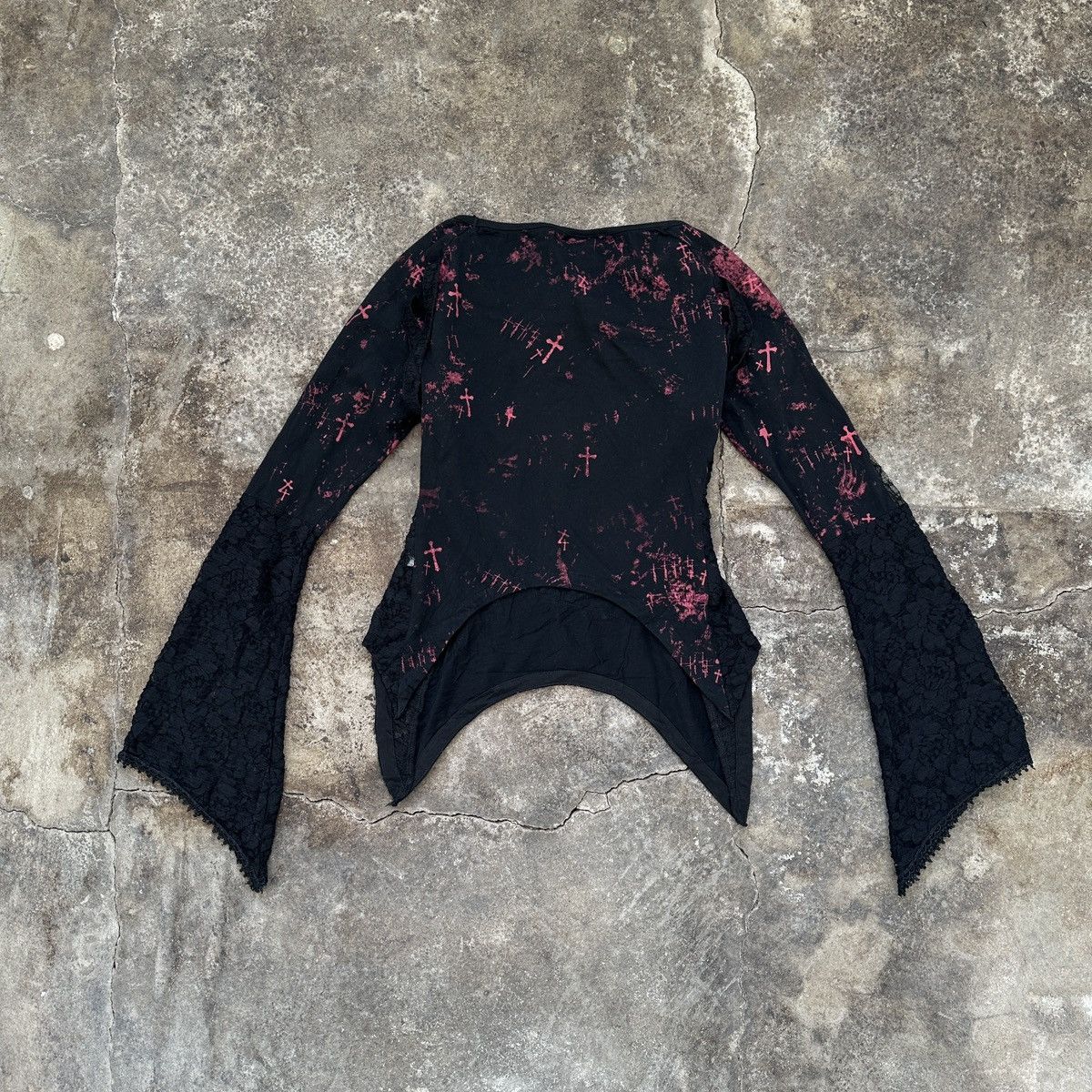 Beauty Beast × Seditionaries Vintage PunkRave Blouse Size M / US 6-8 / IT 42-44 - 2 Thumbnail