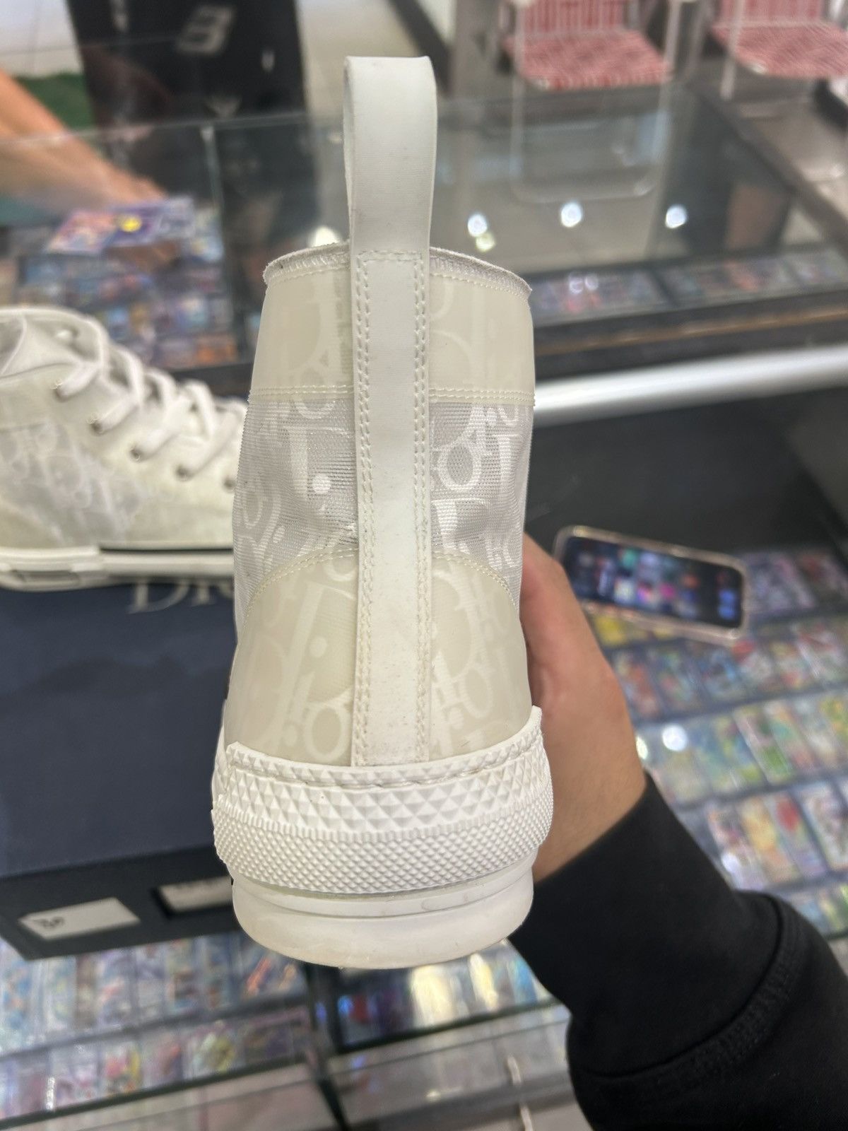 Dior Dior b23 High white oblique Size US 10 / EU 43 - 5 Thumbnail