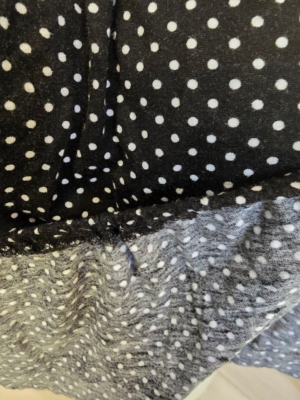 The Unbranded Brand Michael Kors Black & White Polka Dot Elastic Waist Blouse M Size L / US 10 / IT 46 - 6 Thumbnail