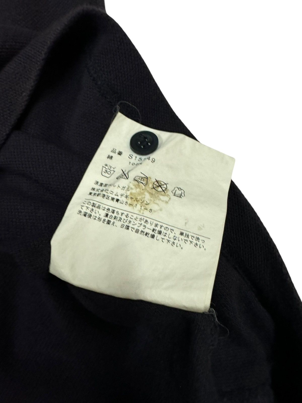 Comme des Garcons Homme Plus × Comme des Garcons SHIRT Comme Des Garçons Shirt Polo Tee Size US S / EU 44-46 / 1 - 8 Thumbnail