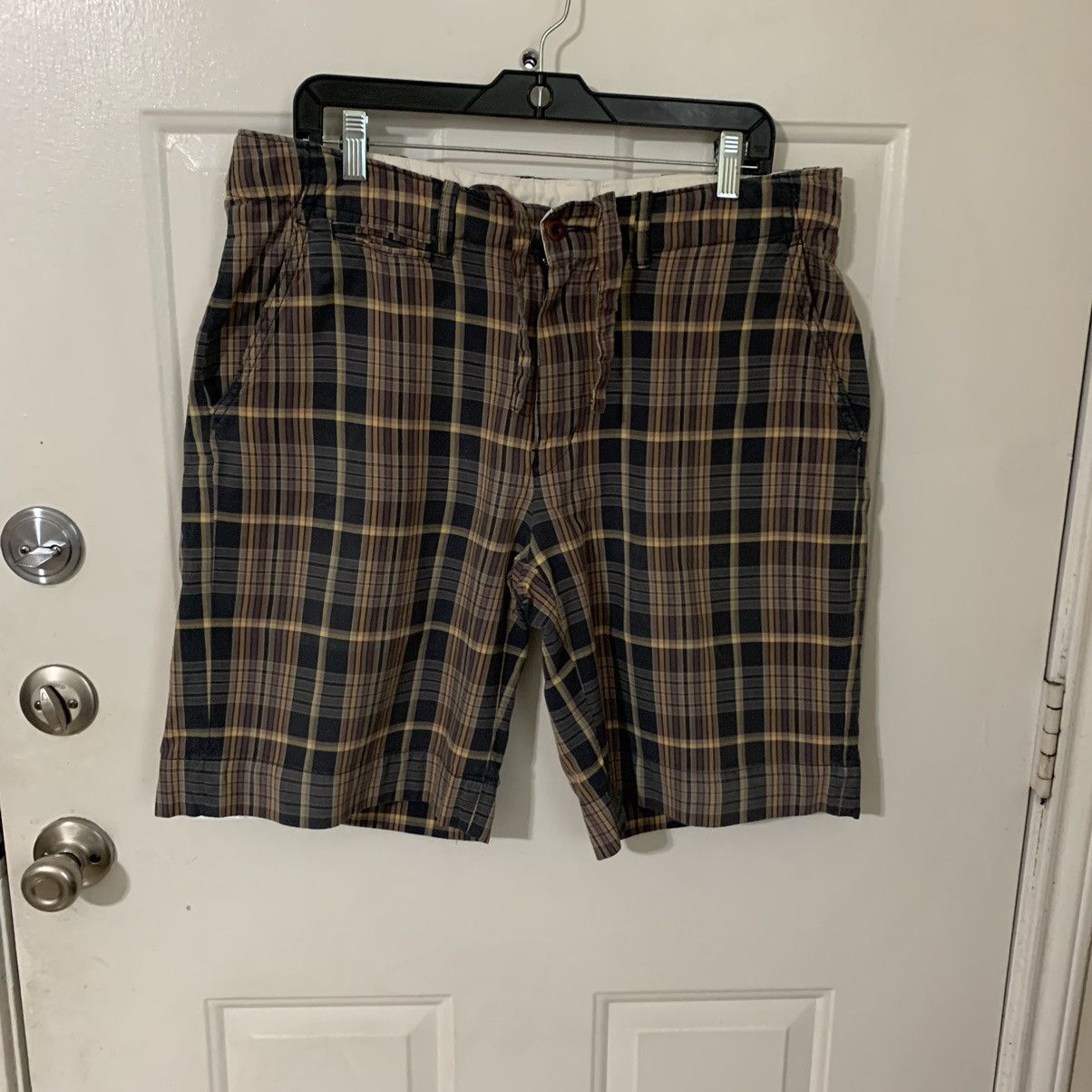 Polo Ralph Lauren Plaid Drawstring FF shorts Size US 36 / EU 52 - 1 Thumbnail