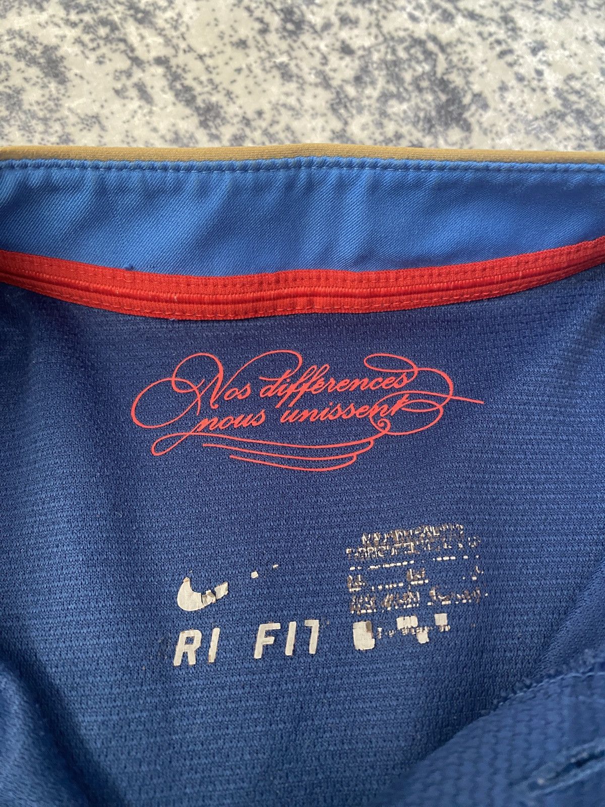 Nike × Vintage Vintage navy france jersey nike 2012/2013 Size US M / EU 48-50 / 2 - 2 Thumbnail