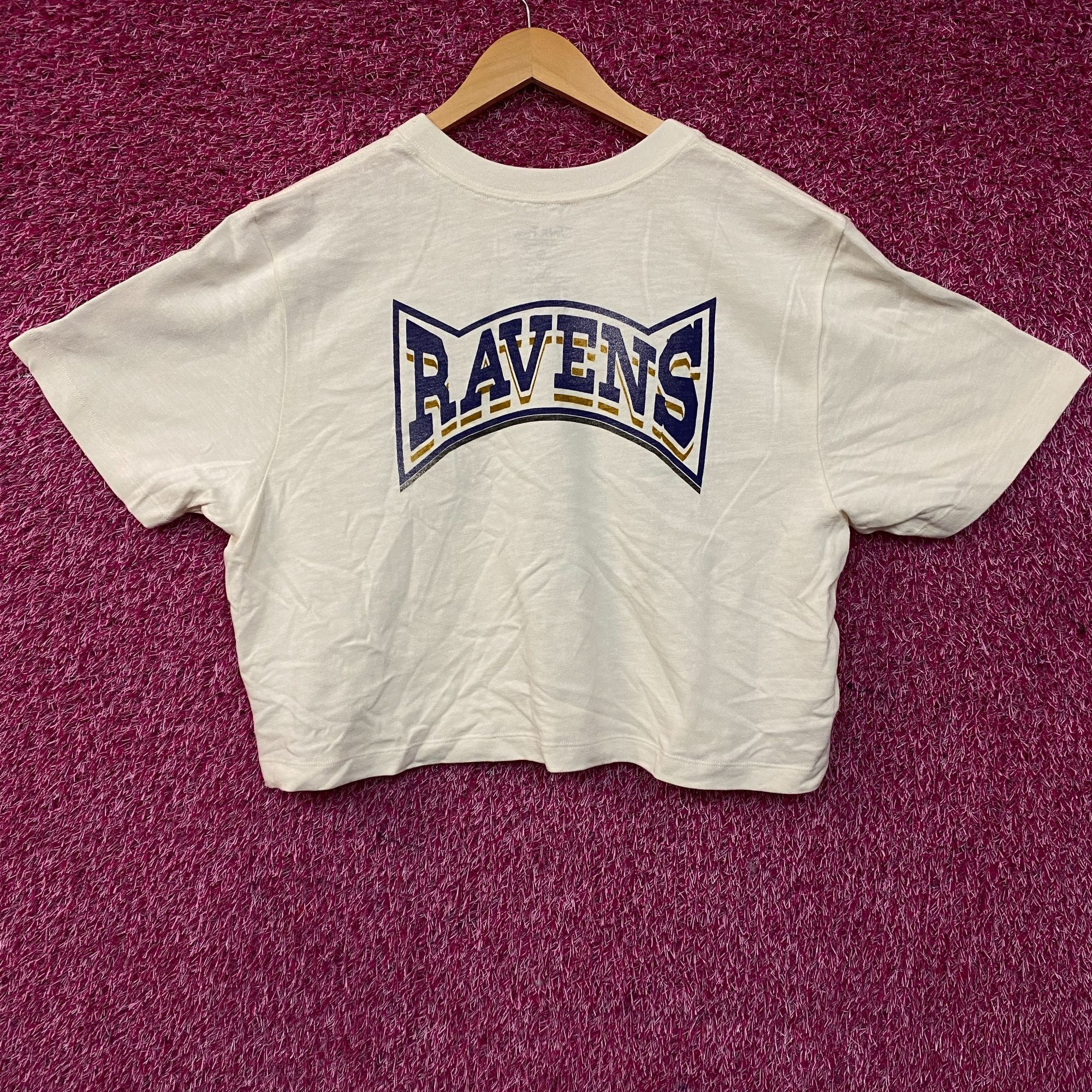 Junk Food Junk Food Clothing Baltimore Ravens Women's Mock Neck Crop T Size XXL / US 16-18 / IT 52-54 - 4 Thumbnail