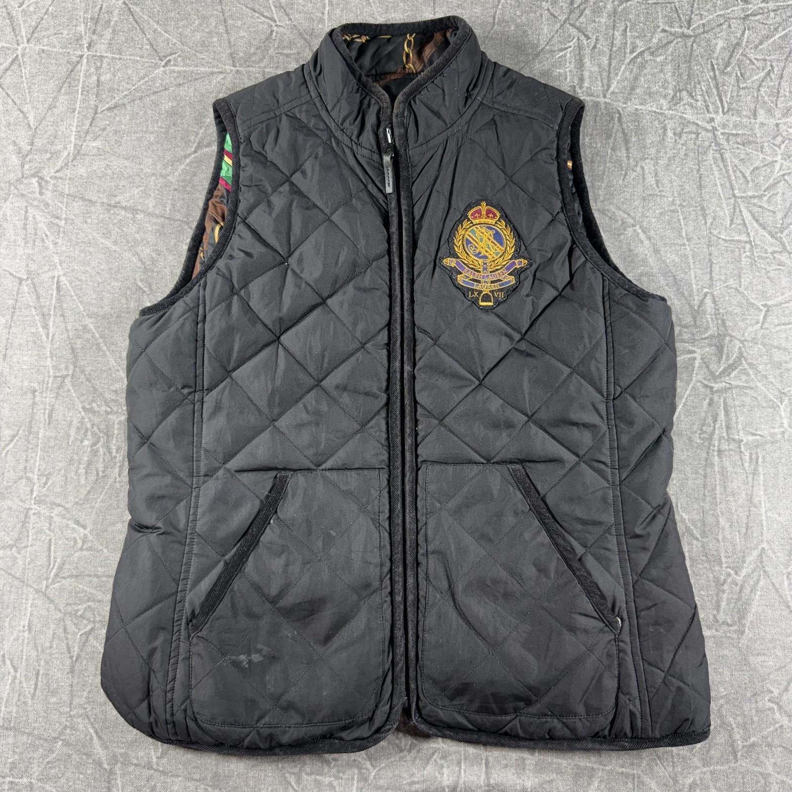 Polo Ralph Lauren Ralph Lauren Vest Womens Reversible Quilted Crest Equestrian Size M / US 6-8 / IT 42-44 - 1 Thumbnail