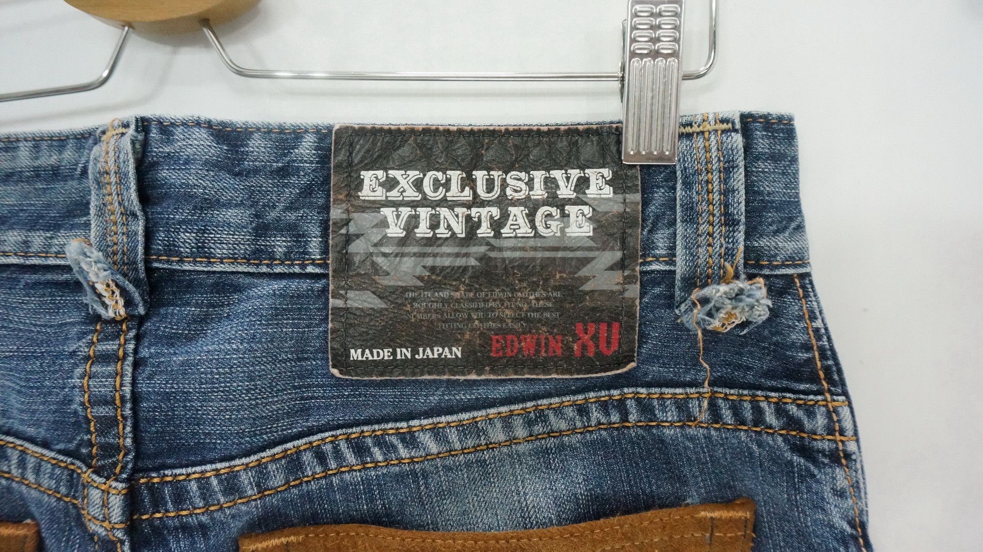 Edwin Rare 🔥 NAVAJO Design EDWIN Exclusive Vintage XV Jeans Size US 31 - 10 Thumbnail