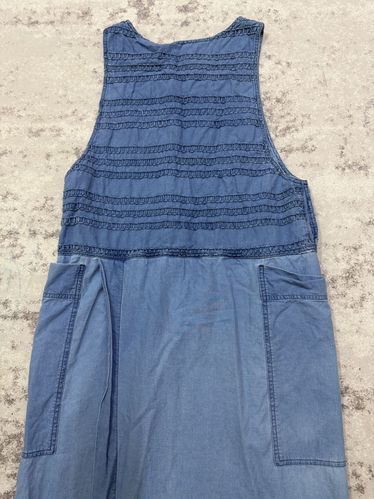 Hai Sporting Gear Issey miyake Hai Sporting Gear Denim Sleeveless Long Dress Size S / US 4 / IT 40 - 12 Thumbnail