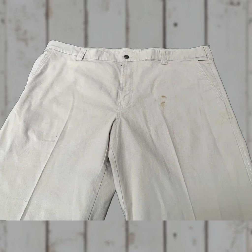 Vintage Columbia Pants Mens Regular 44x32 Beige Lightweight Hiking Cargo Outdoor Size US 44 / EU 60 - 1 Thumbnail