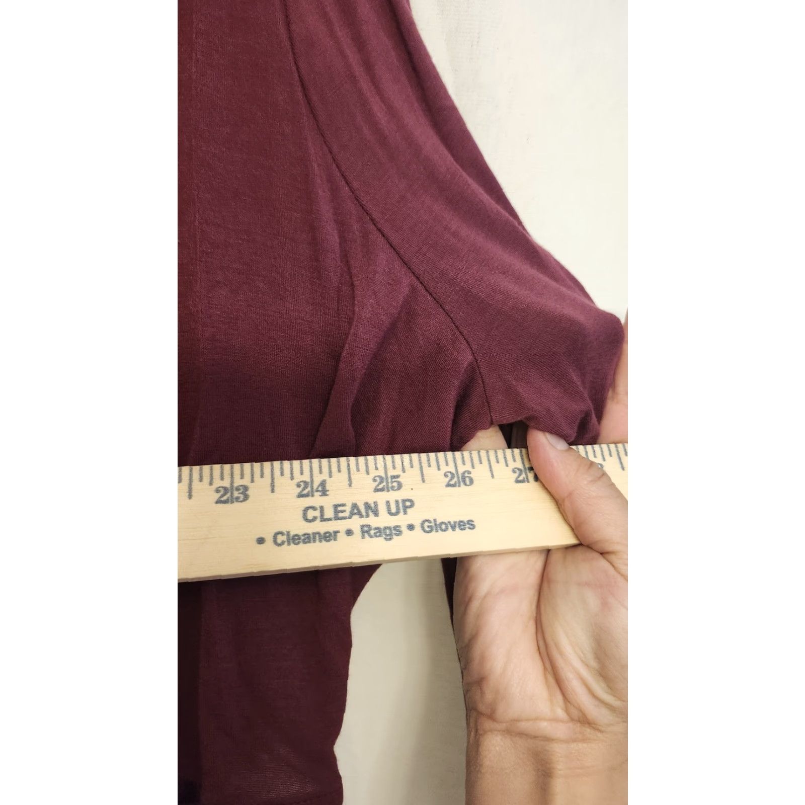 Vintage Lane Bryant Blouse Womens 18/20 Red V-Neck 3/4 Sleeve Tunic Top Adult Plus Size Size XXL / US 16-18 / IT 52-54 - 5 Thumbnail
