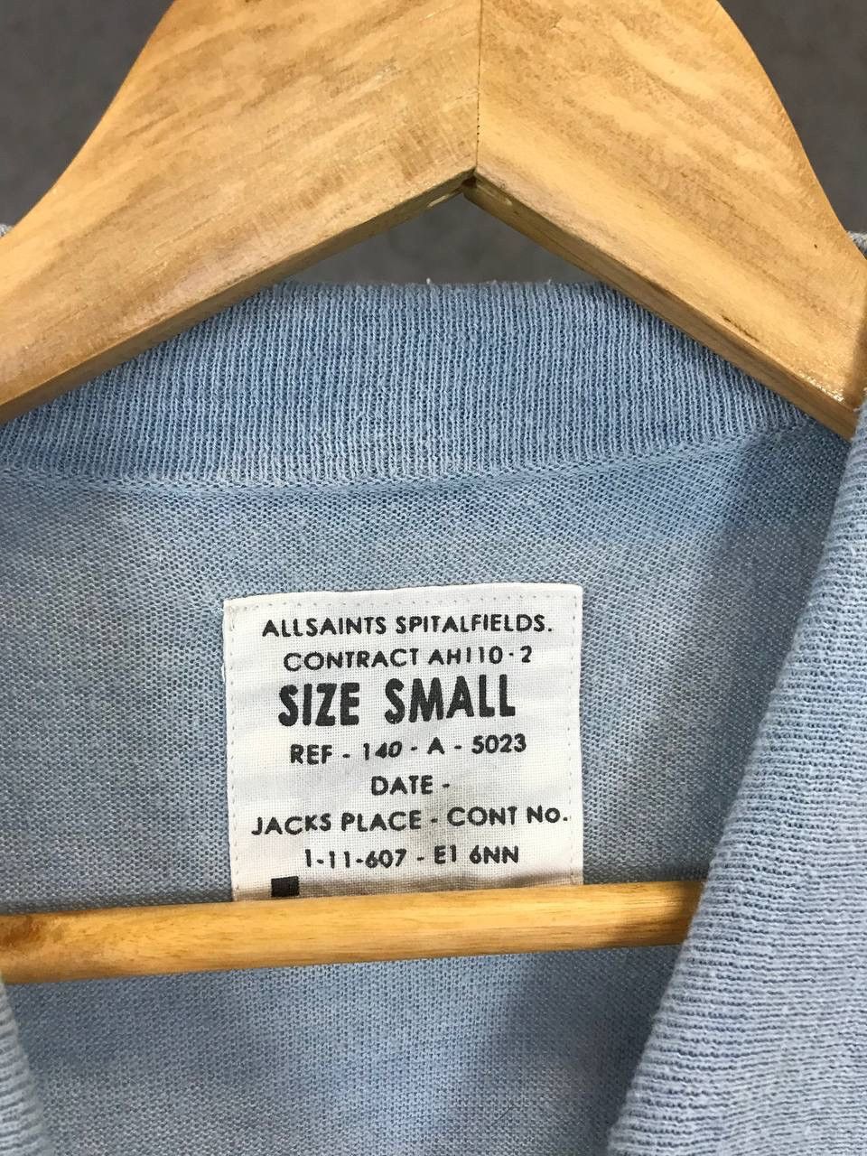 Allsaints Allsaints vintage designer logo polo tee Size US S / EU 44-46 / 1 - 6 Thumbnail