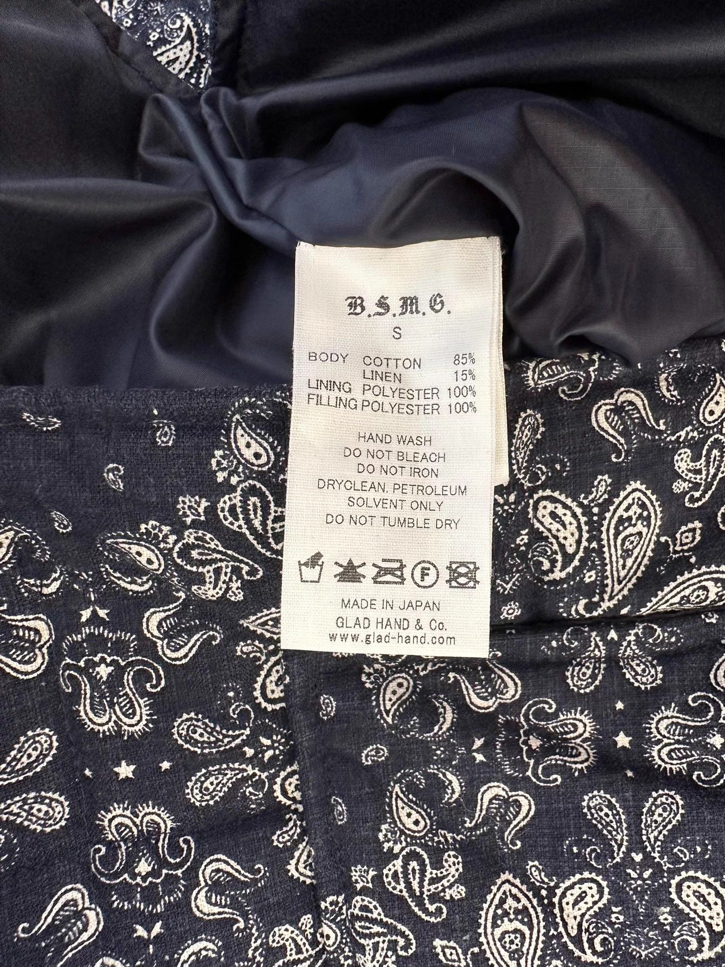 Other GLAD HAND Japan Made New Ethnic Bandana Padded S Size US S / EU 44-46 / 1 - 5 Thumbnail