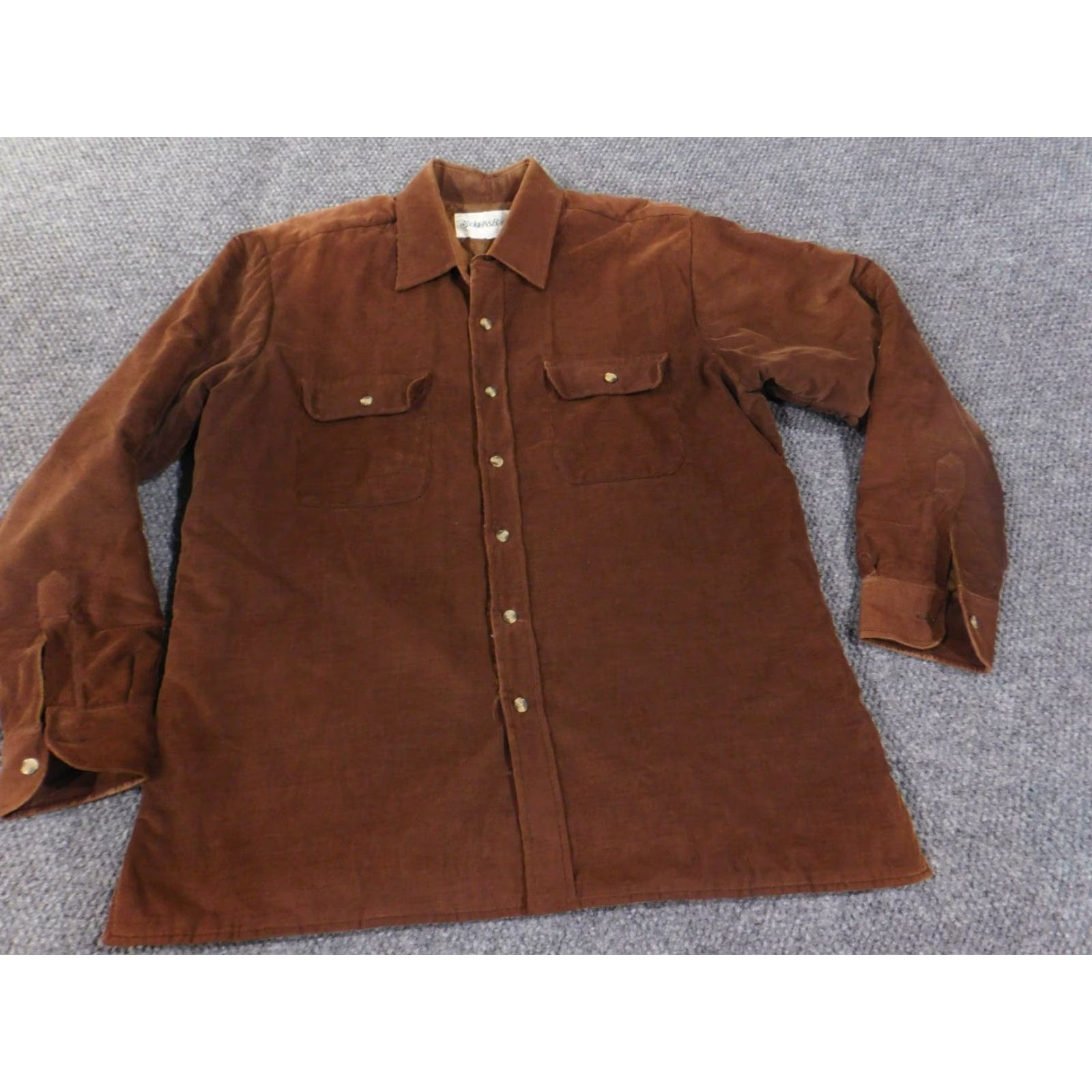 Vintage VINTAGE St Johns Bay Jacket Mens Large Corduroy Quilted Lined Shirt Coat 90s Size US L / EU 52-54 / 3 - 4 Thumbnail