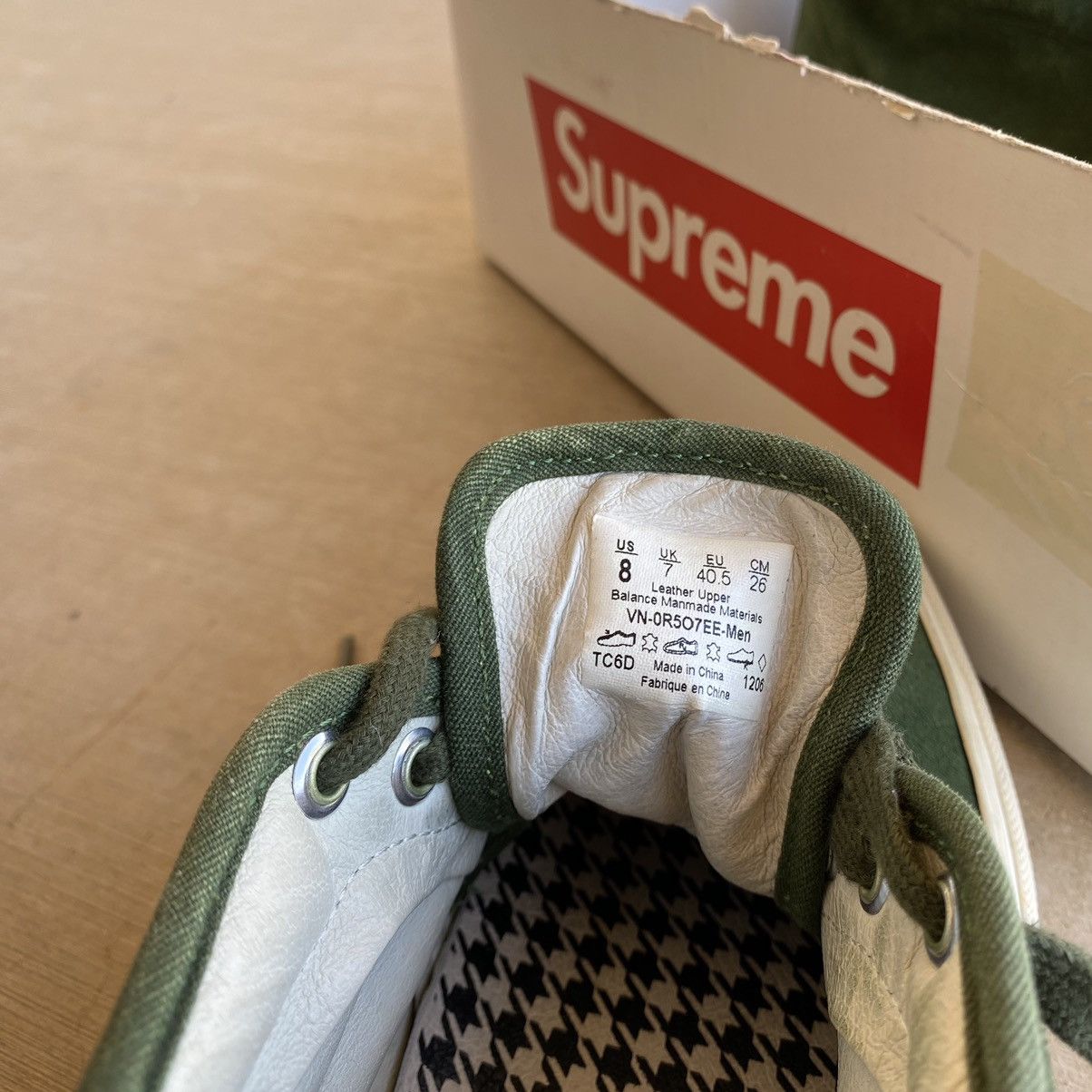 Supreme Supreme Vans Shoes Chukka 69 Metallic Green Gold 2012 | Grailed