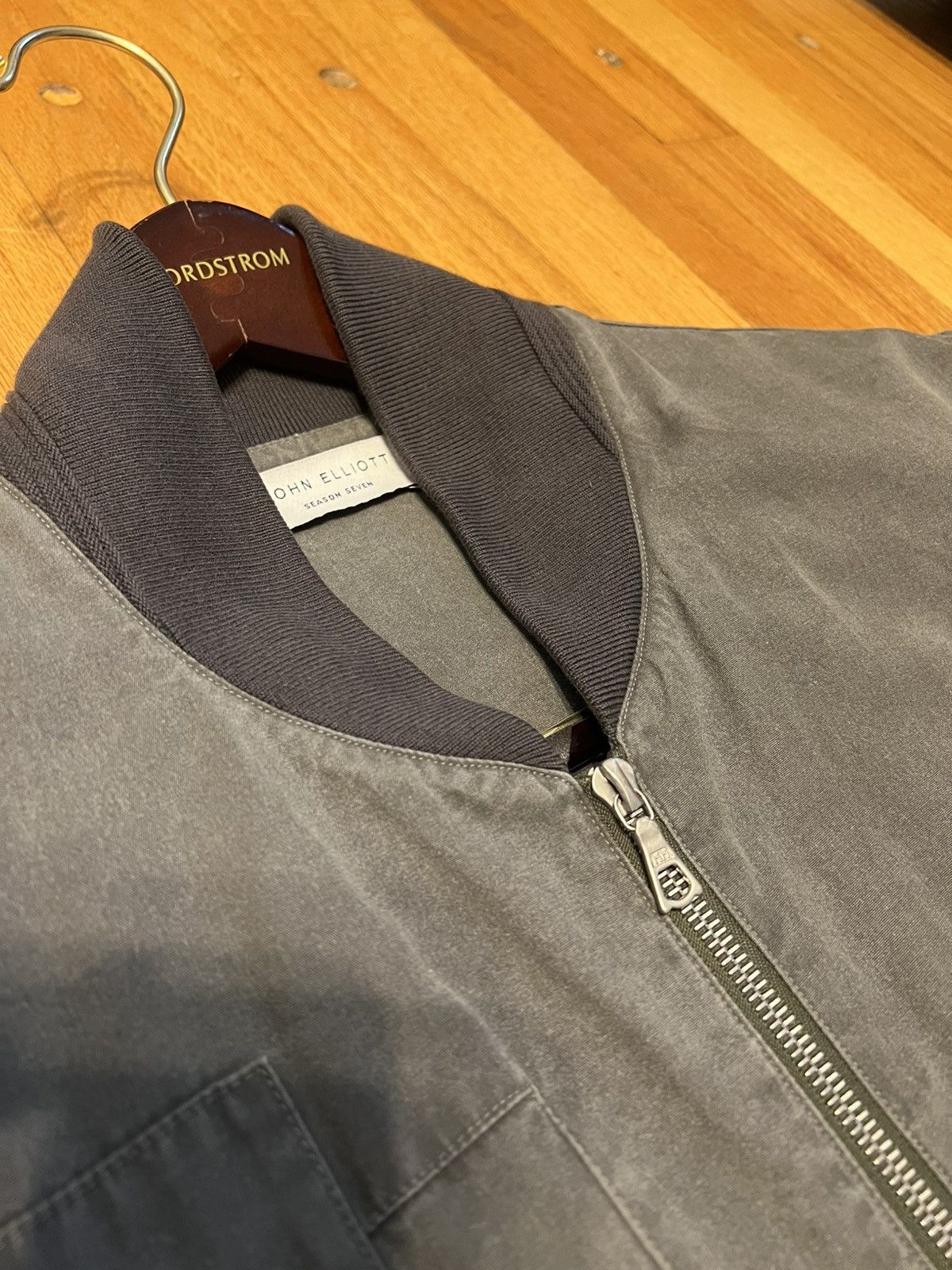 John Elliott Paneled Flight Jacket - Washed Black Size US M / EU 48-50 / 2 - 4 Thumbnail